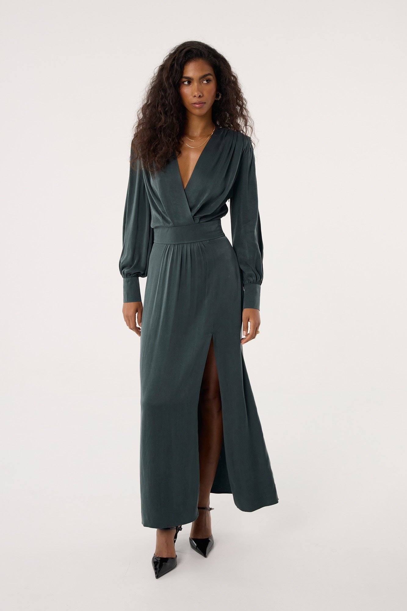 Sukienka Naomi bottle green