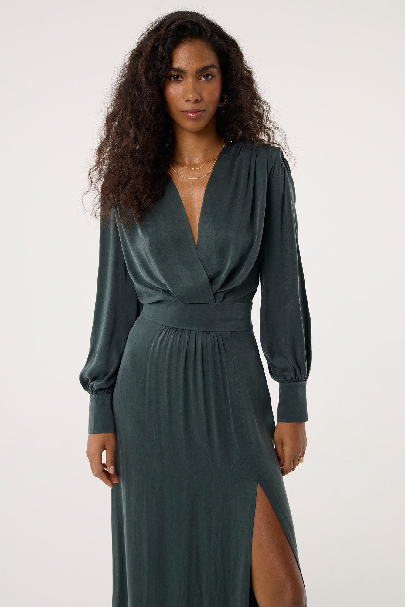 Sukienka Naomi bottle green