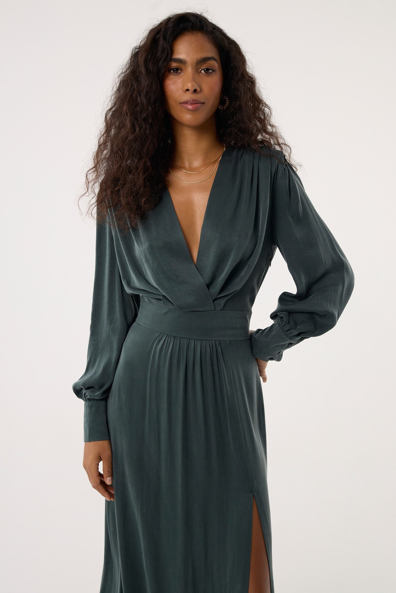 Sukienka Naomi bottle green