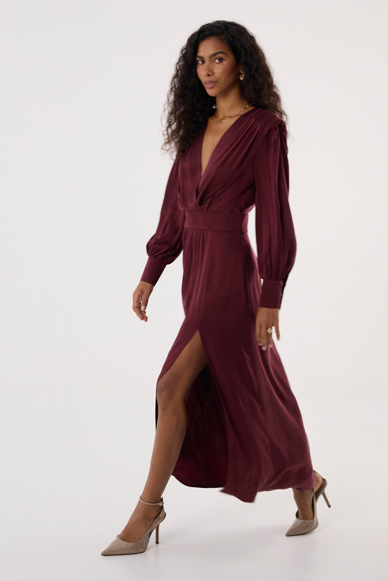 Sukienka Naomi burgundy