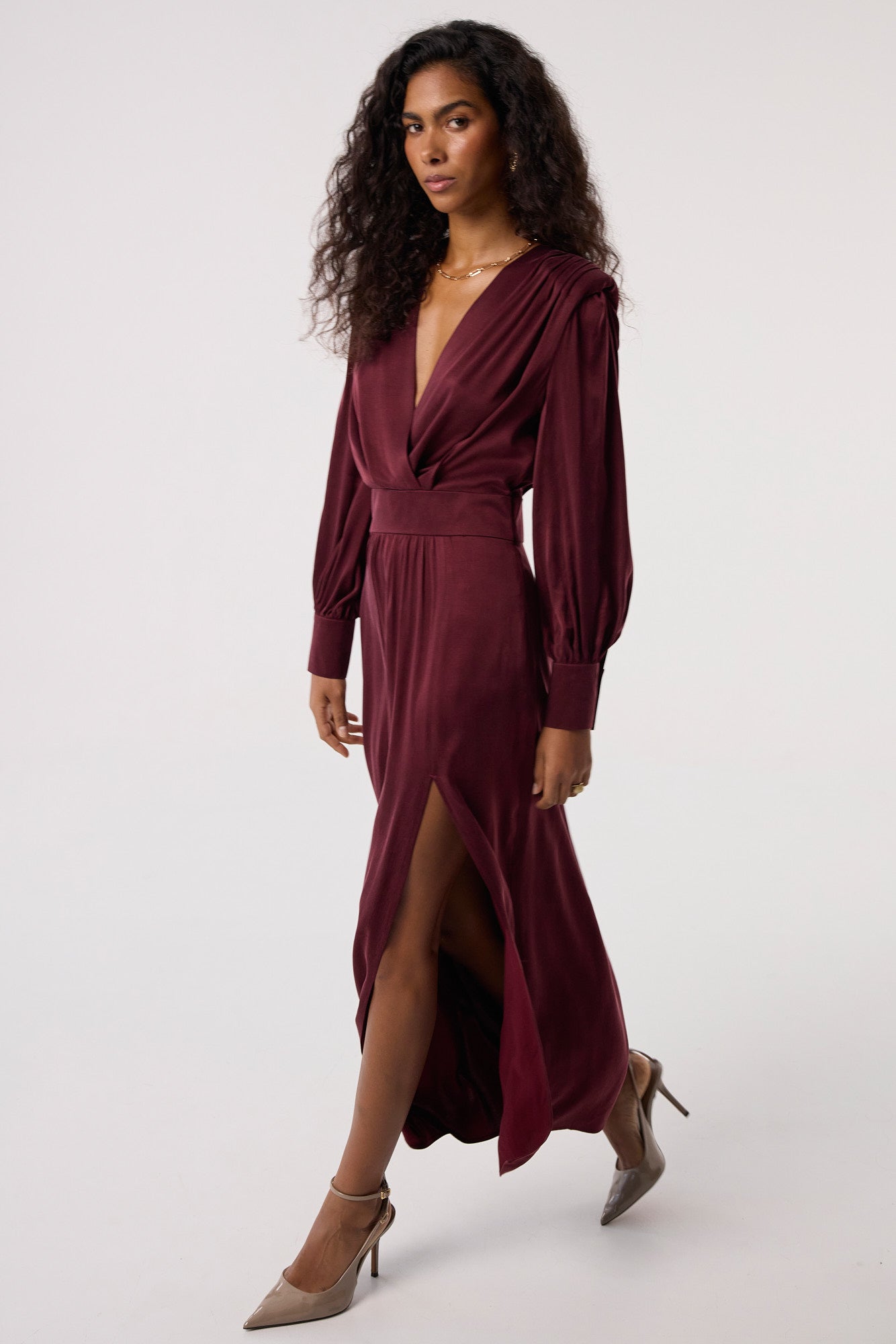 Sukienka Naomi burgundy