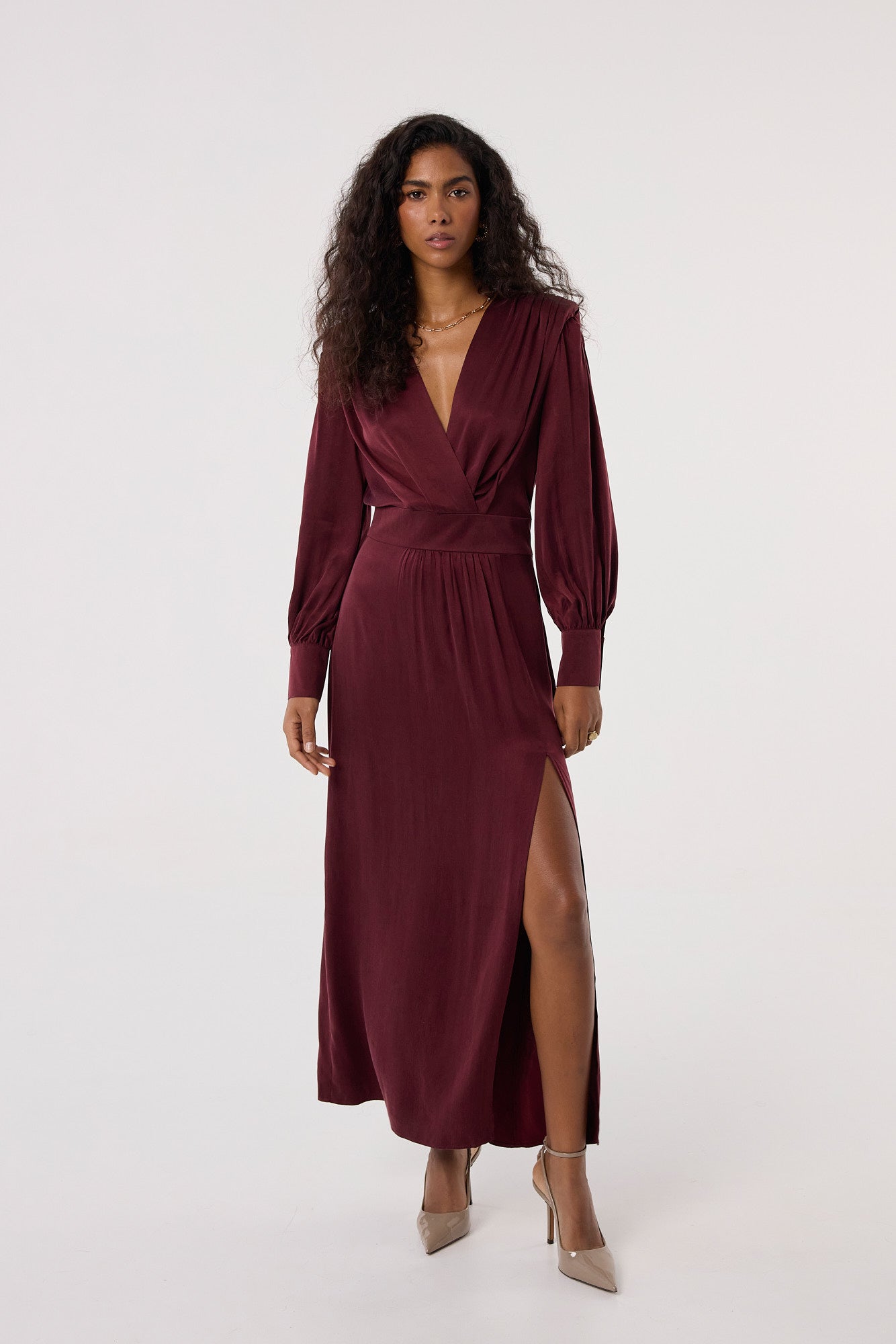 Sukienka Naomi burgundy