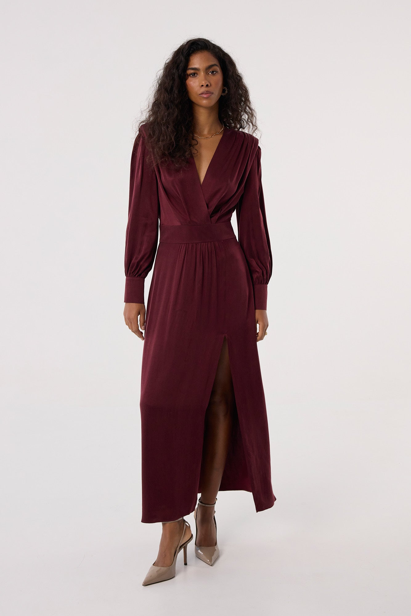 Sukienka Naomi burgundy