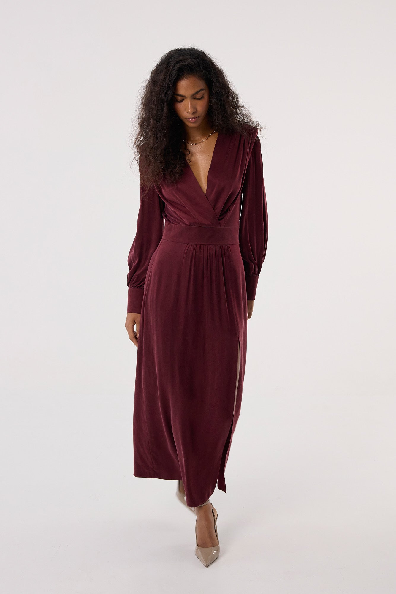 Sukienka Naomi burgundy