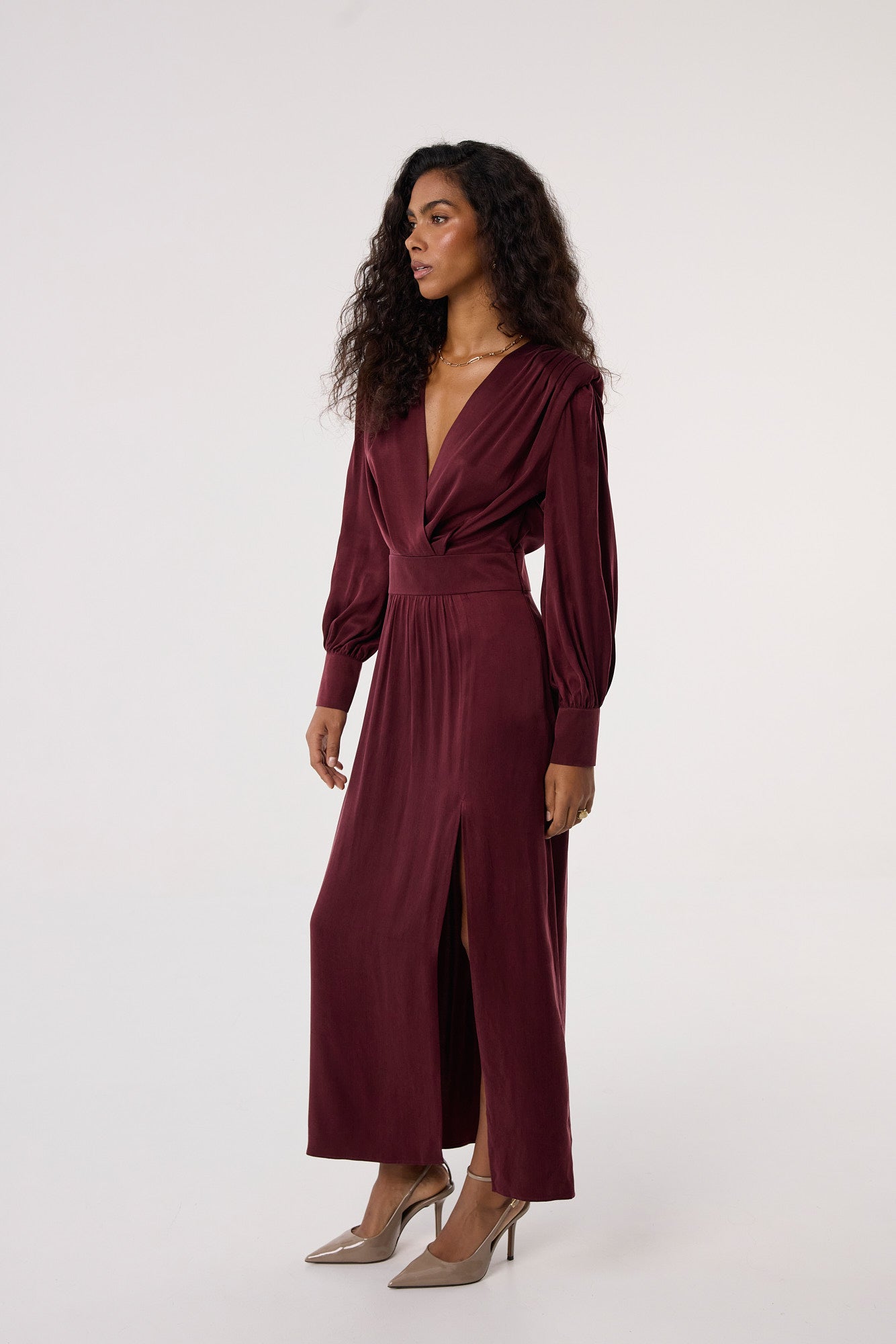 Sukienka Naomi burgundy