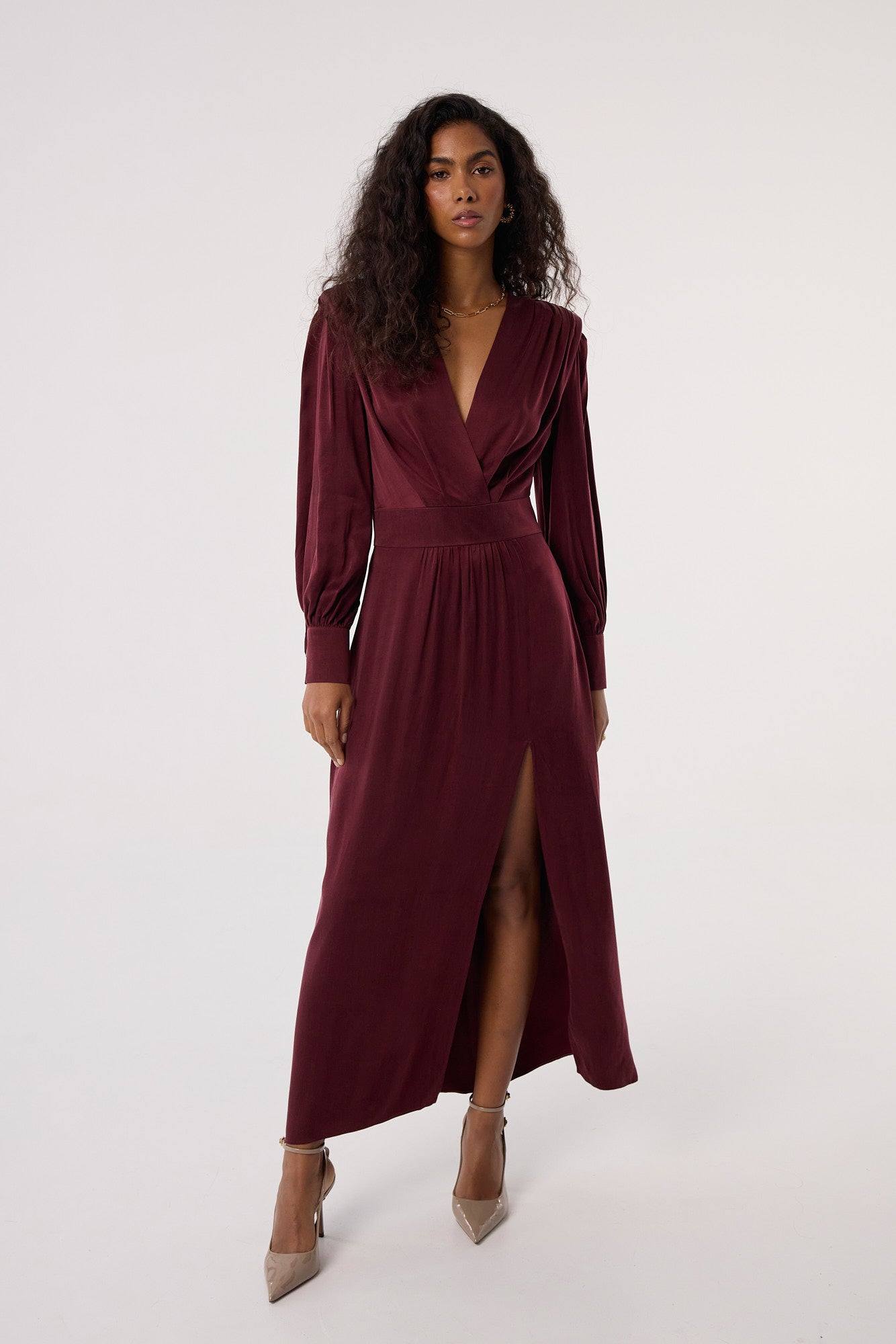 Sukienka Naomi burgundy