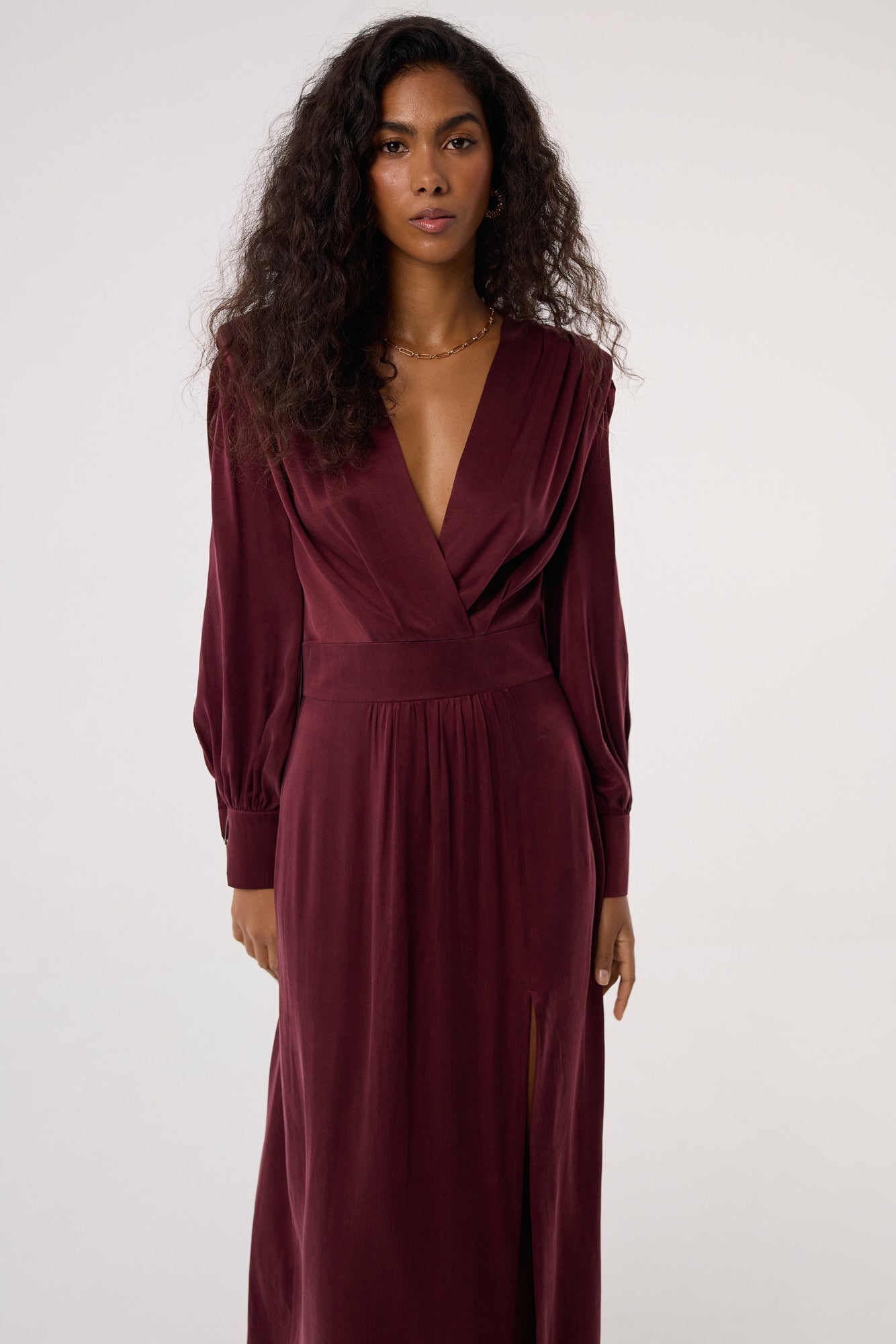 Sukienka Naomi burgundy