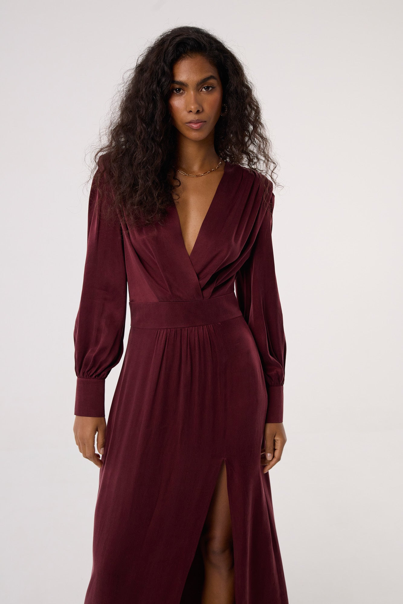 Sukienka Naomi burgundy