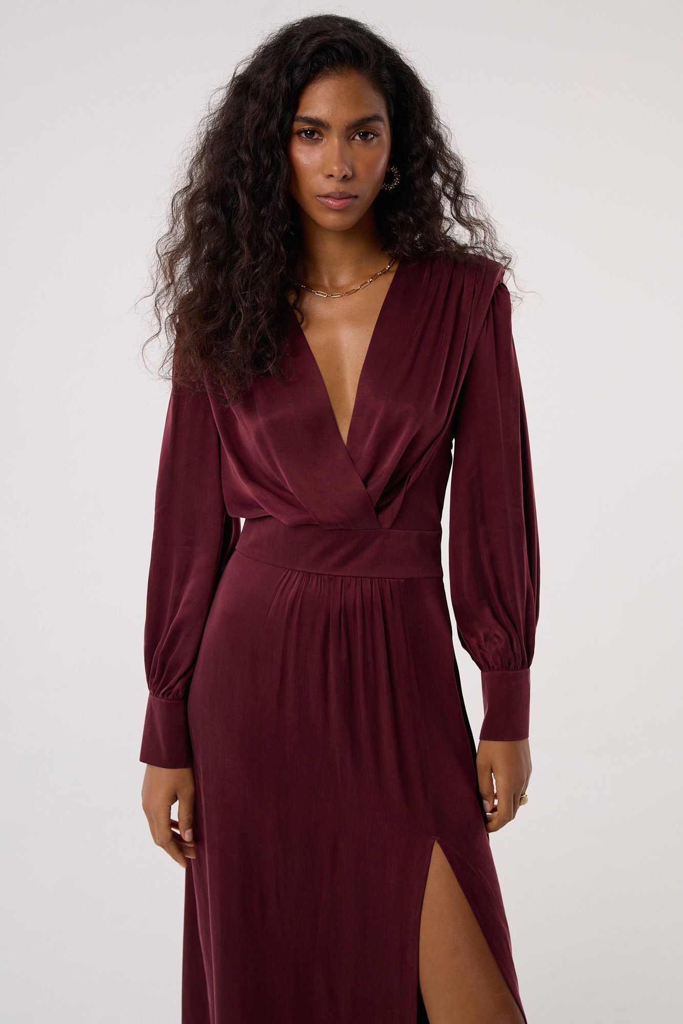 Sukienka Naomi burgundy