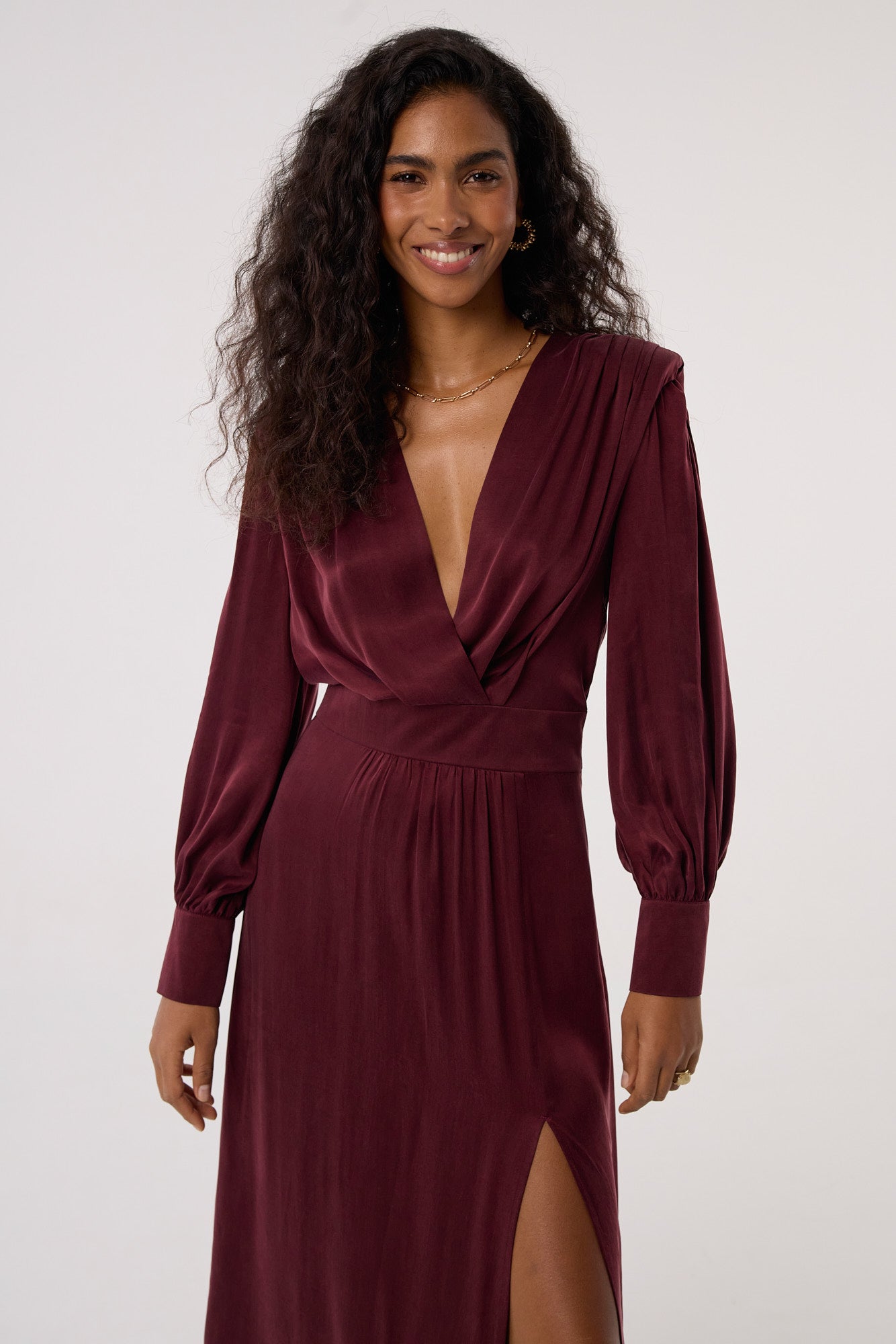 Sukienka Naomi burgundy