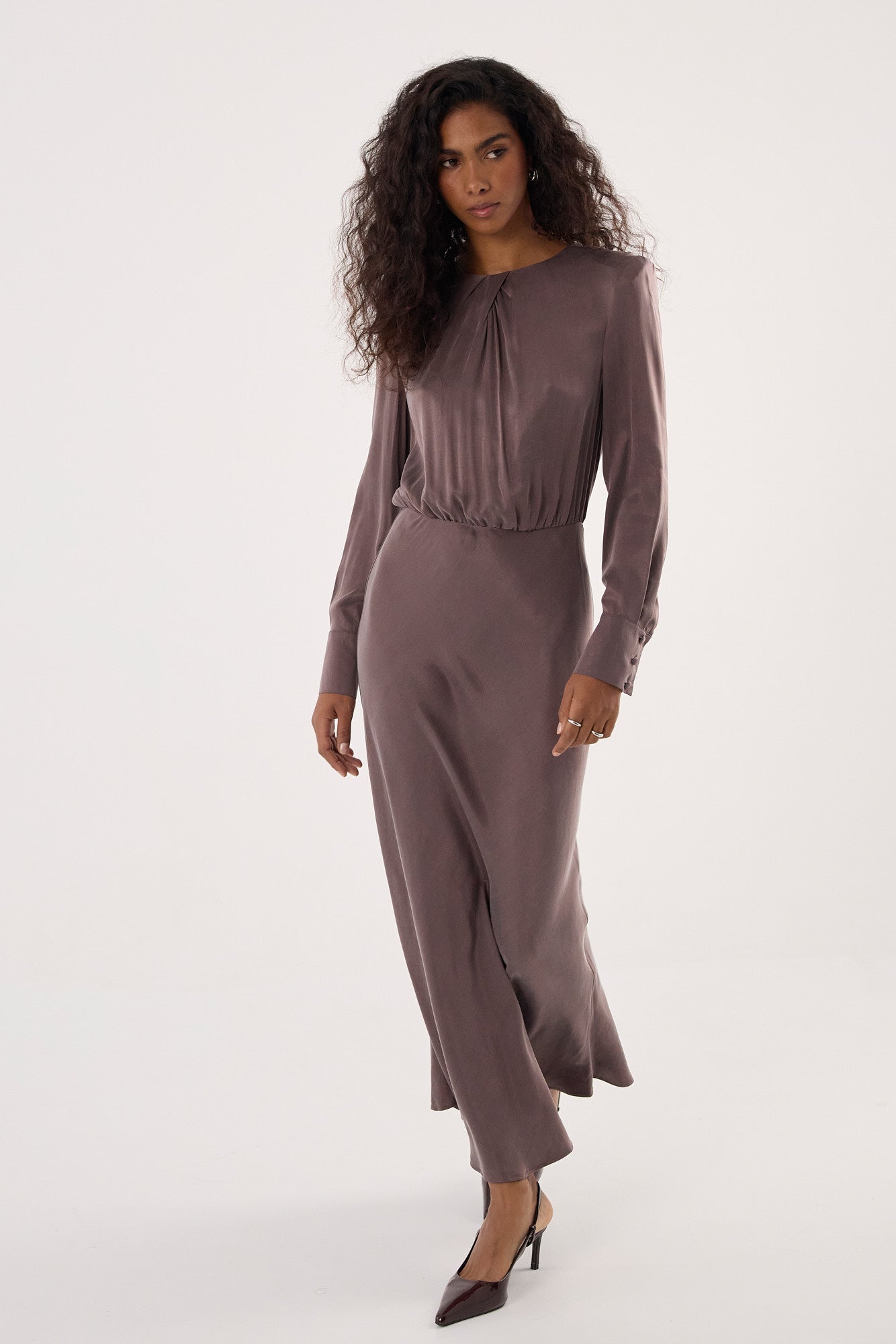 Sukienka Tiffany taupe