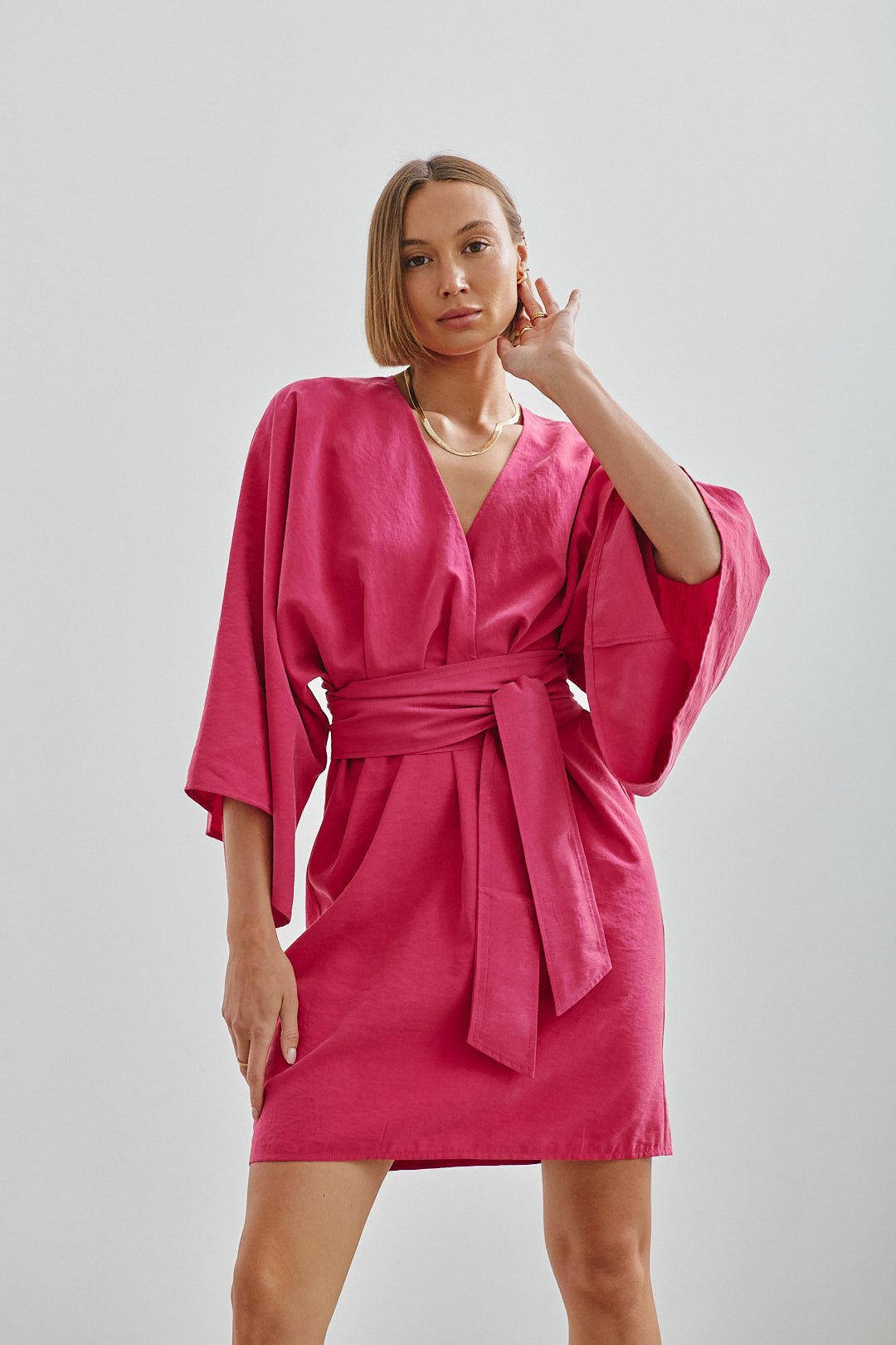 Sukienka Kyoto magenta