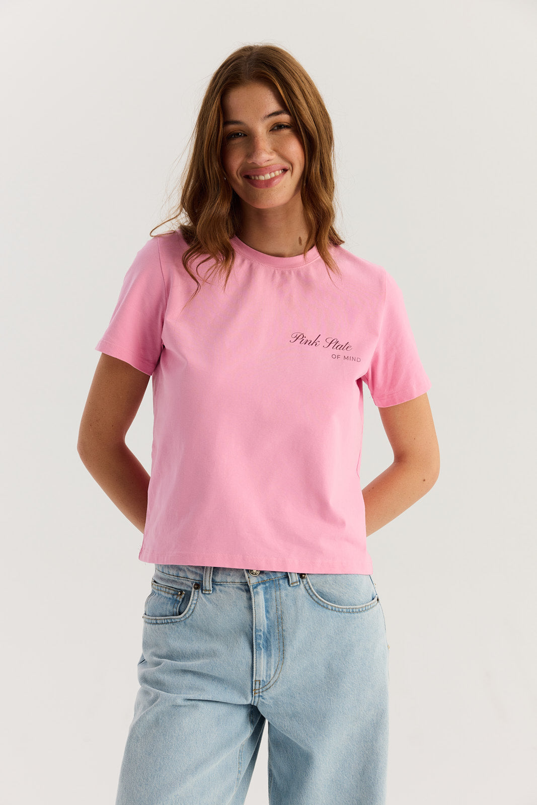 T-shirt pink state of mind