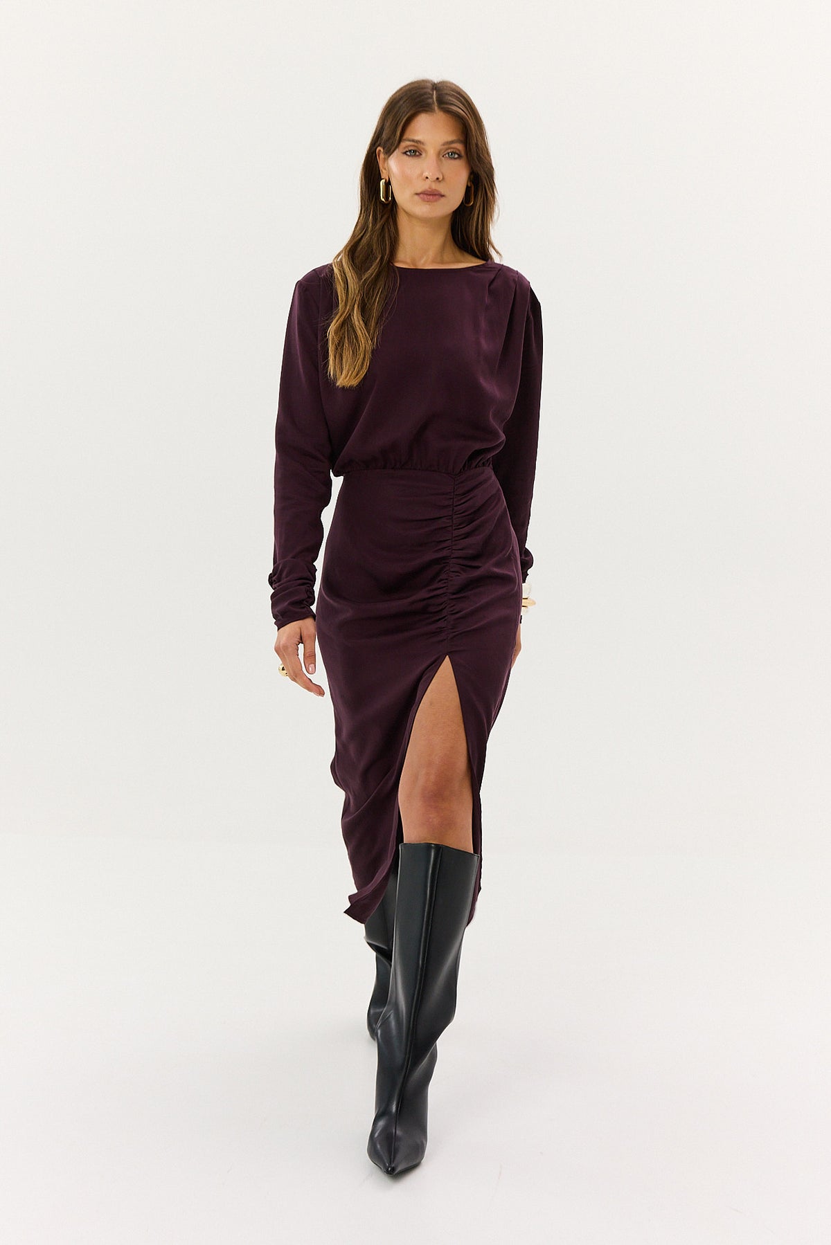 Sukienka Whitney plum