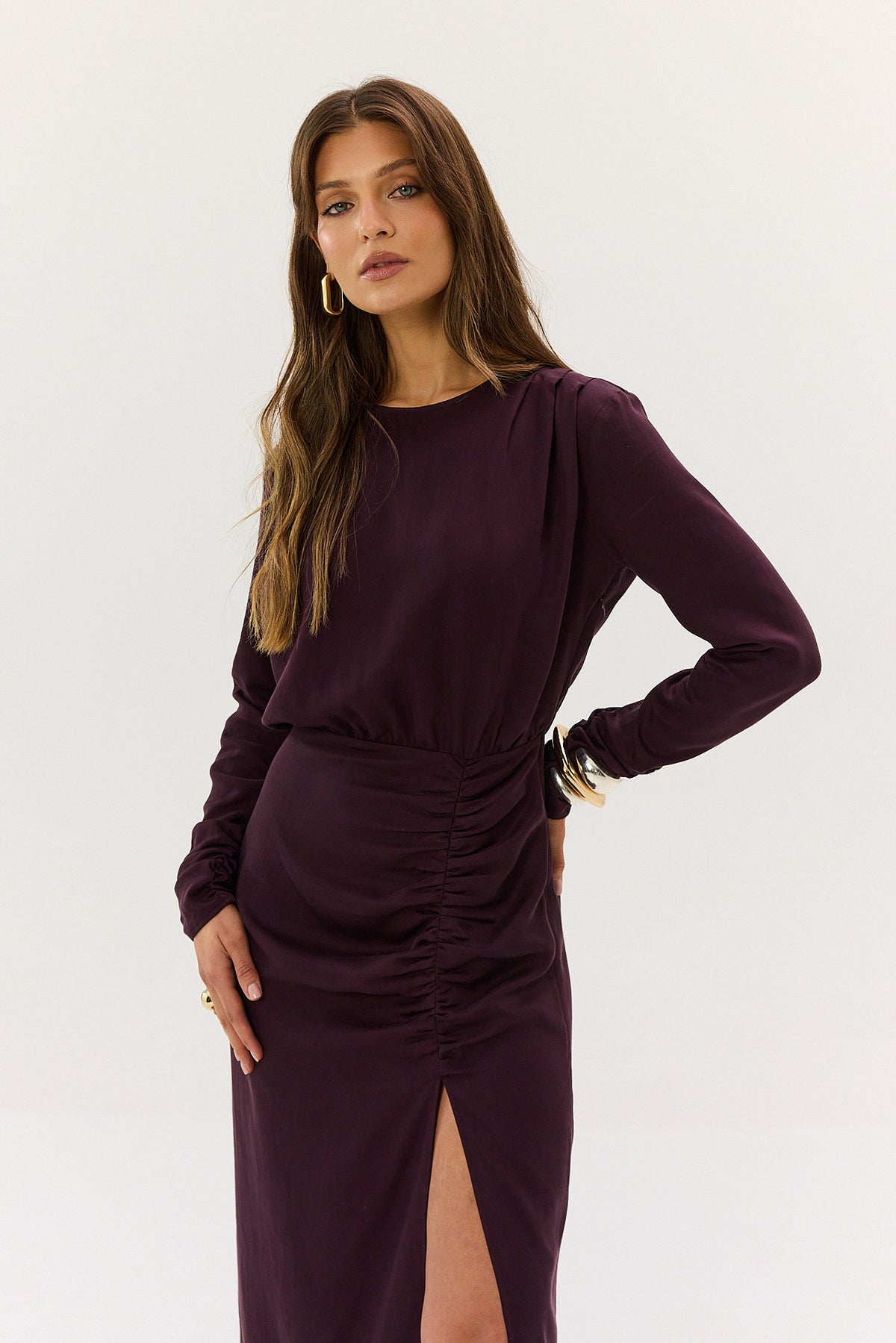 Sukienka Whitney plum