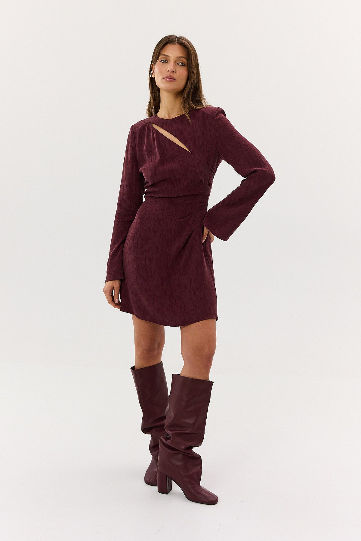 Sukienka Lindsey burgundy