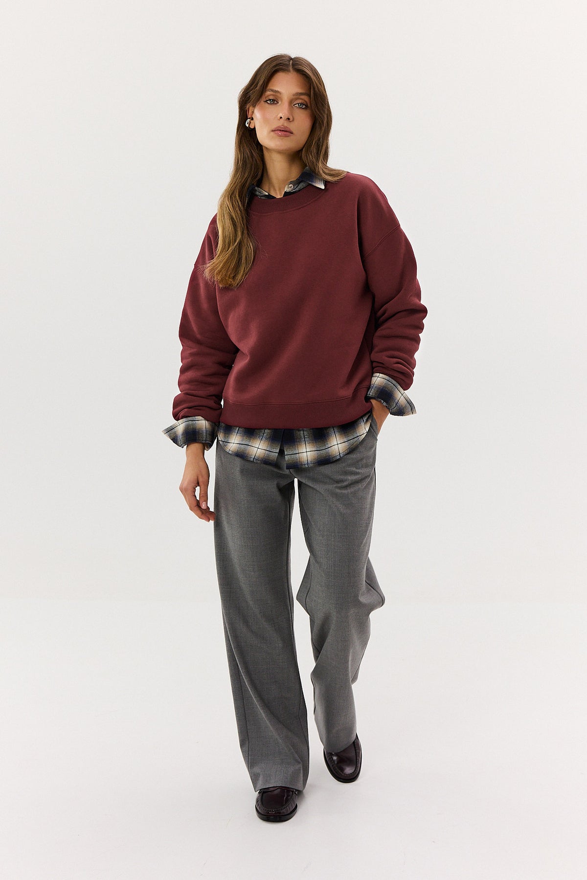 Bluza Chilly burgundy