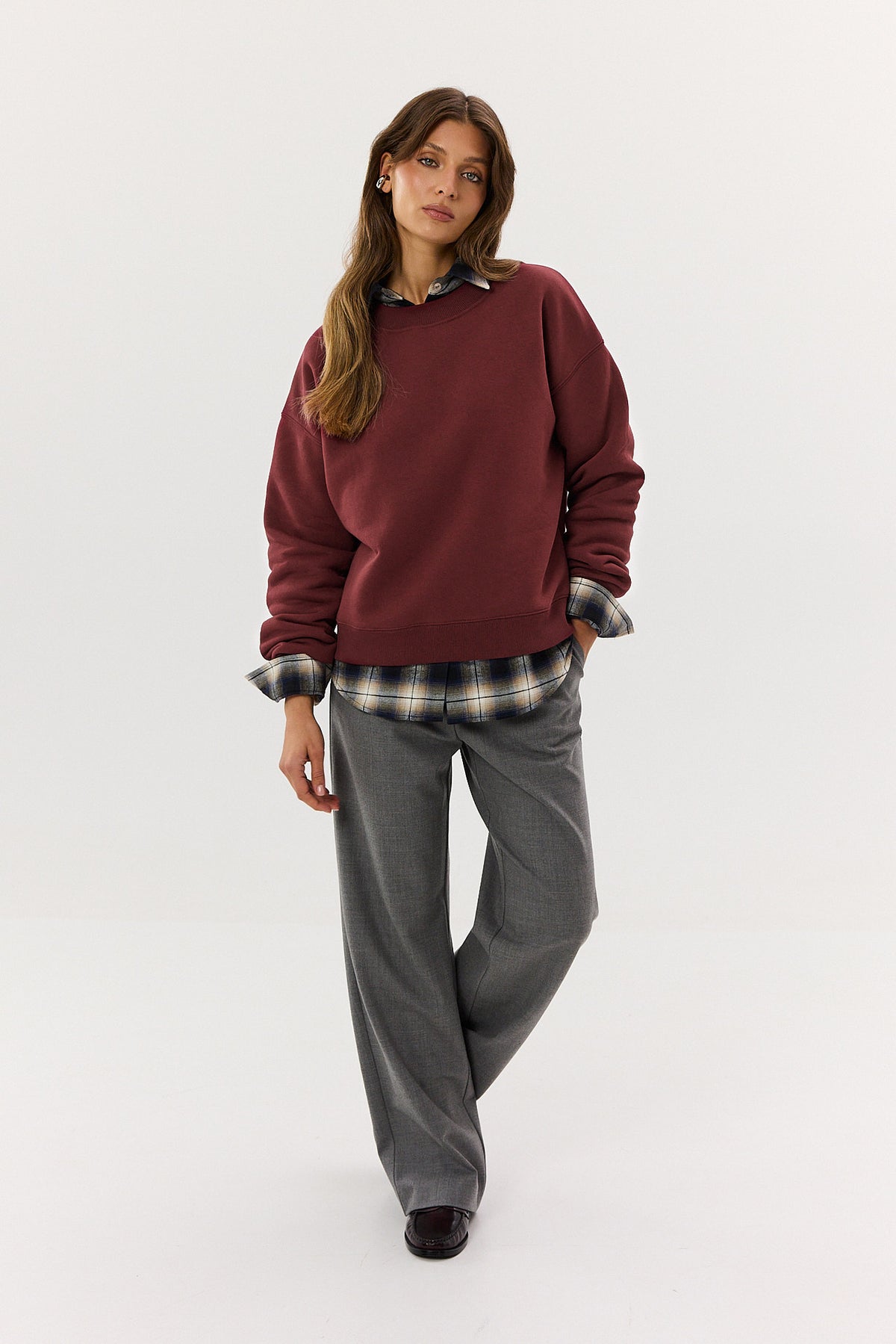 Bluza Chilly burgundy