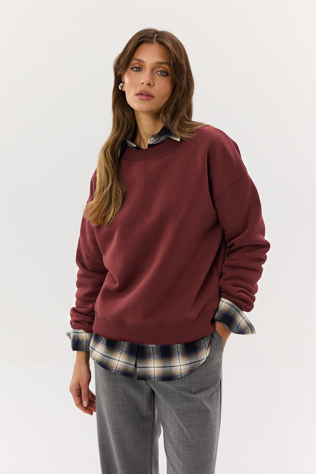 Bluza Chilly burgundy