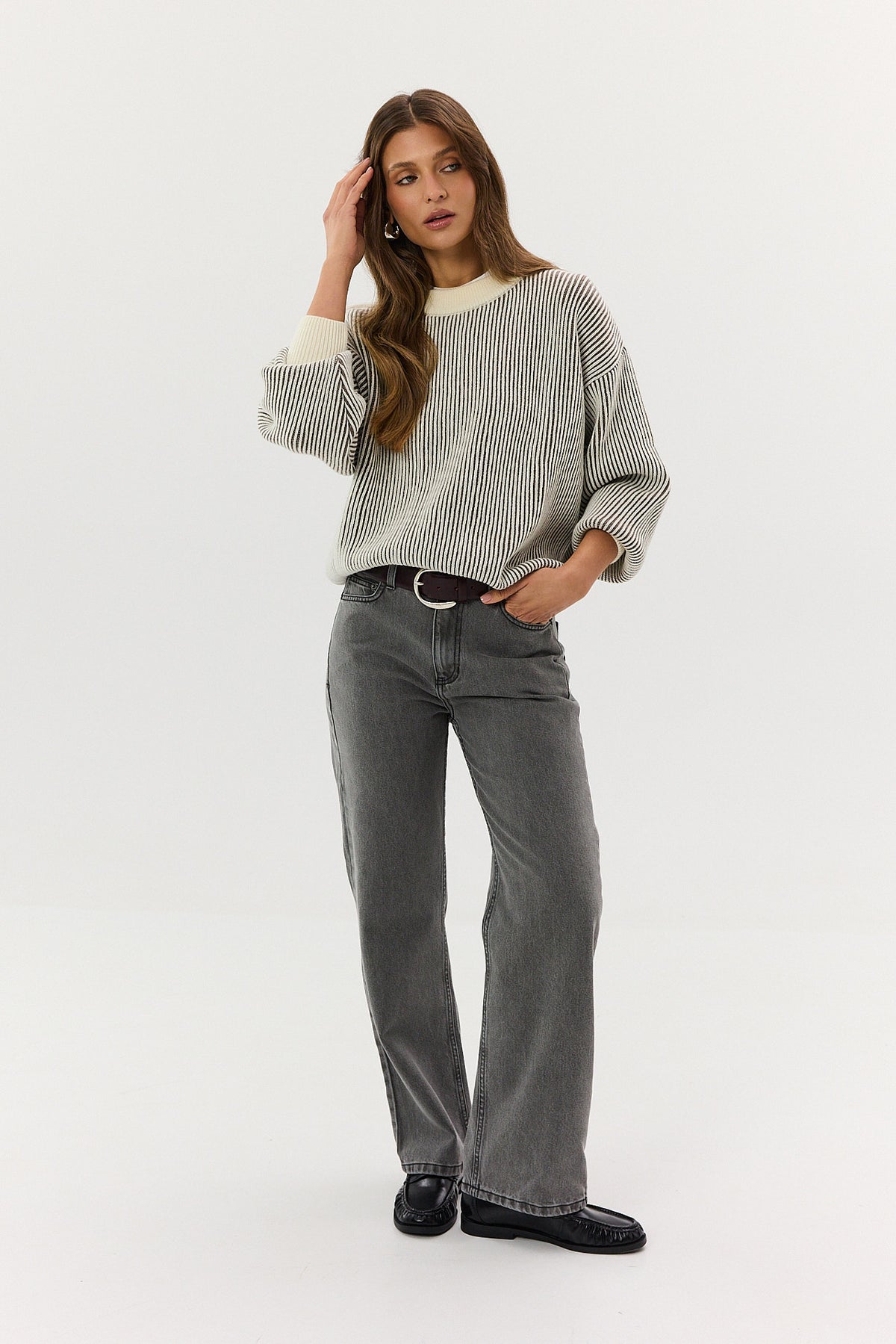 Jeansy Johnny dark grey