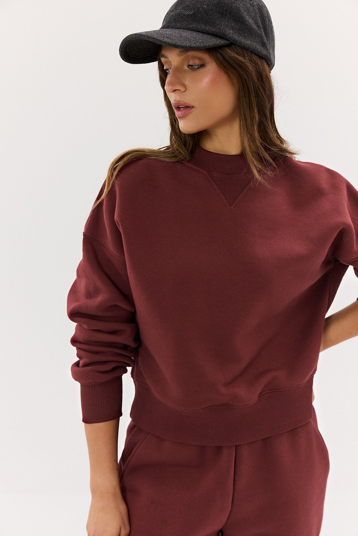 Bluza Ricky burgundy