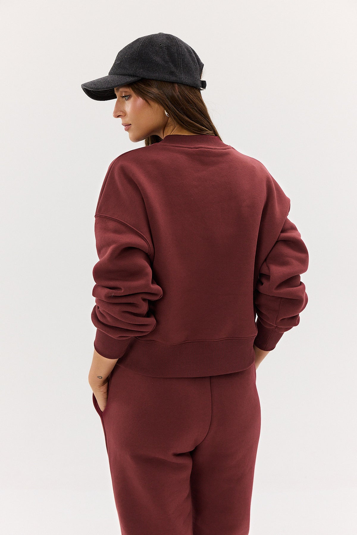 Bluza Ricky burgundy