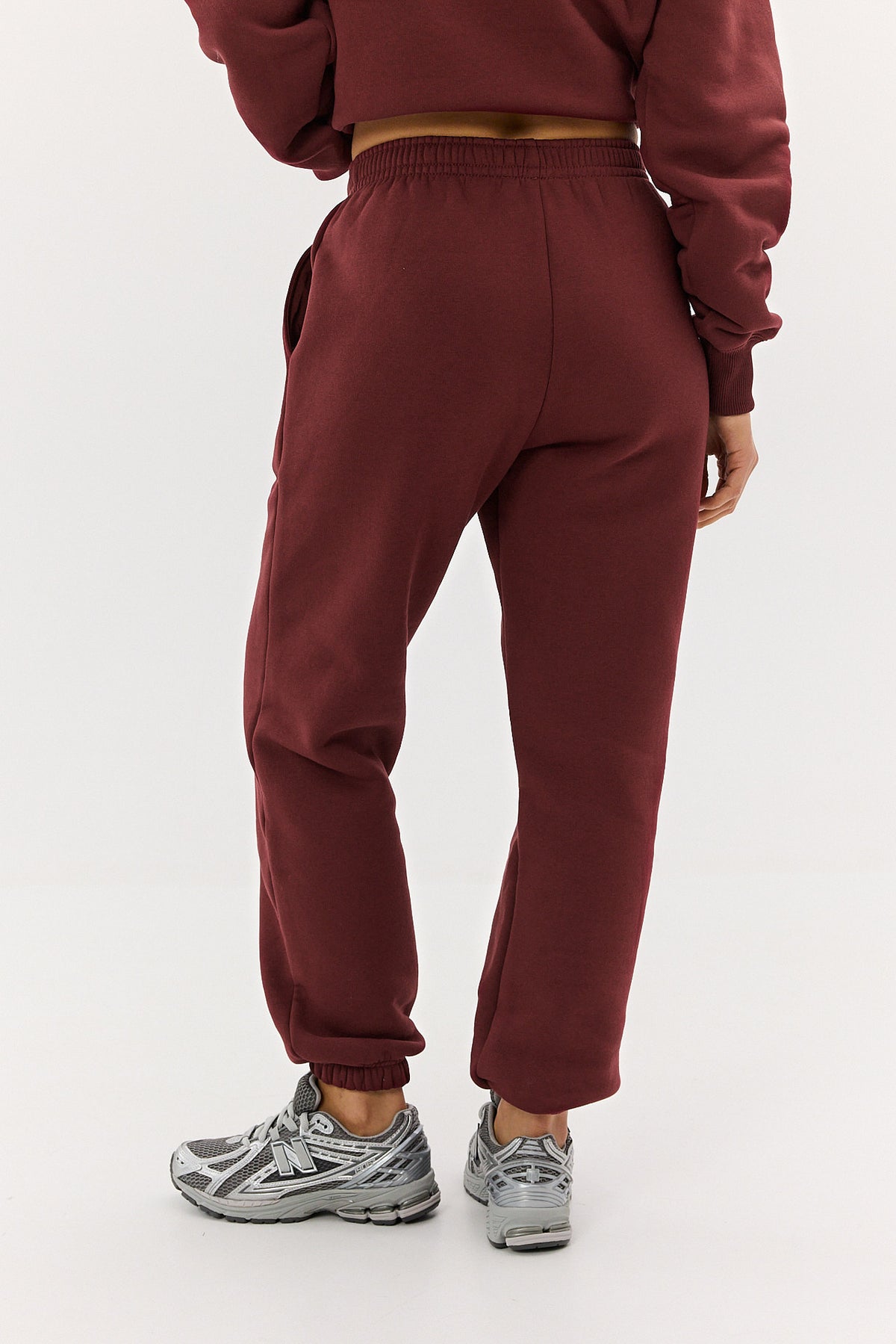 Spodnie dresowe burgundy