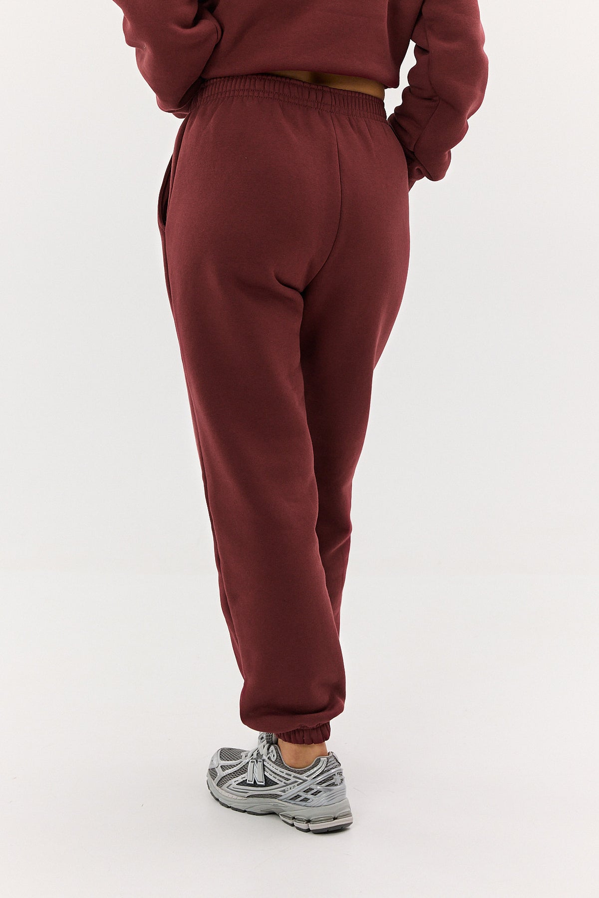 Spodnie dresowe burgundy