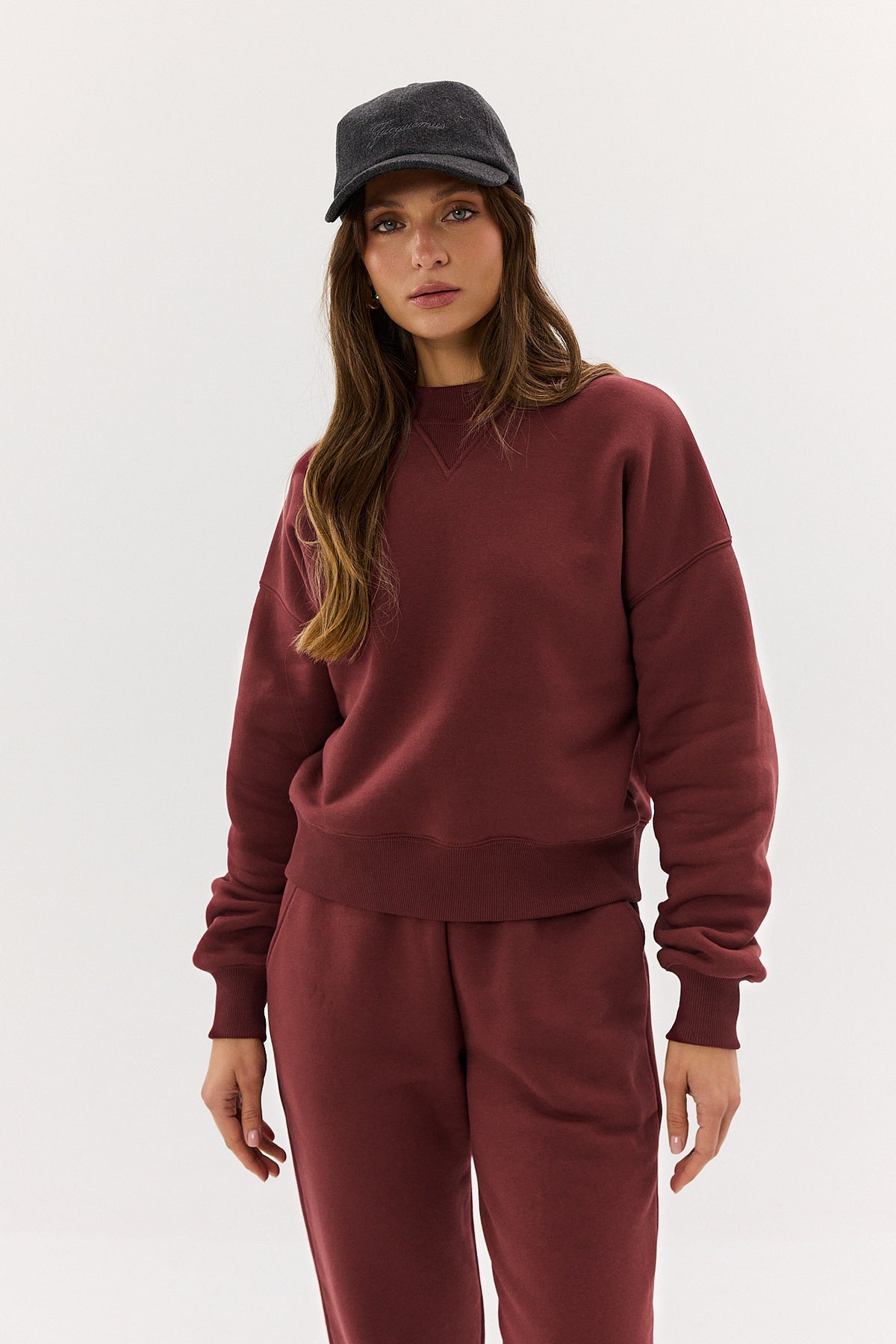 Bluza Ricky burgundy