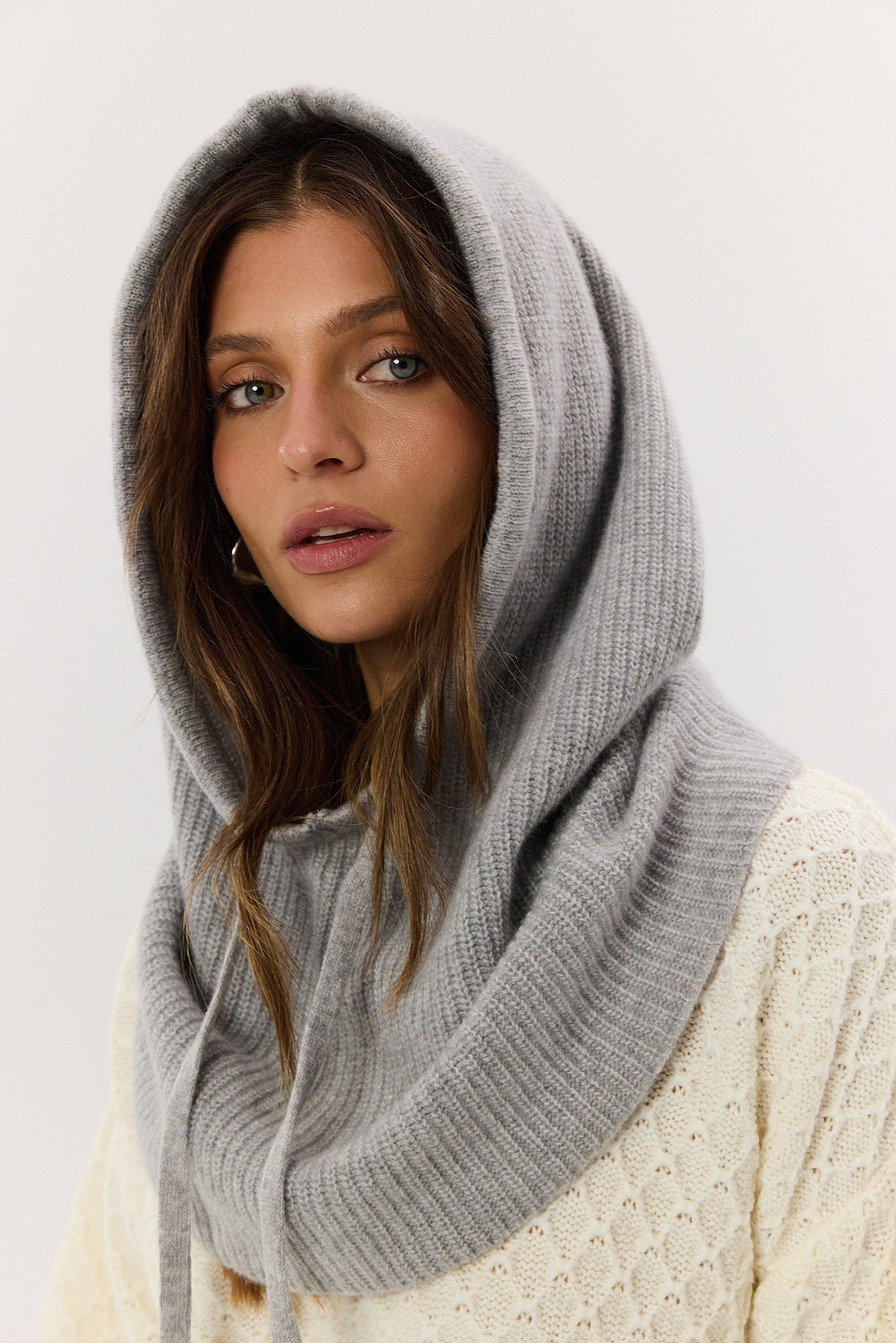 Balaclava cashmere grey