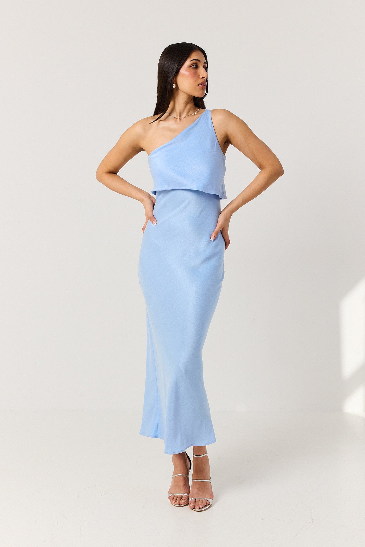 Sukienka Adele powder blue