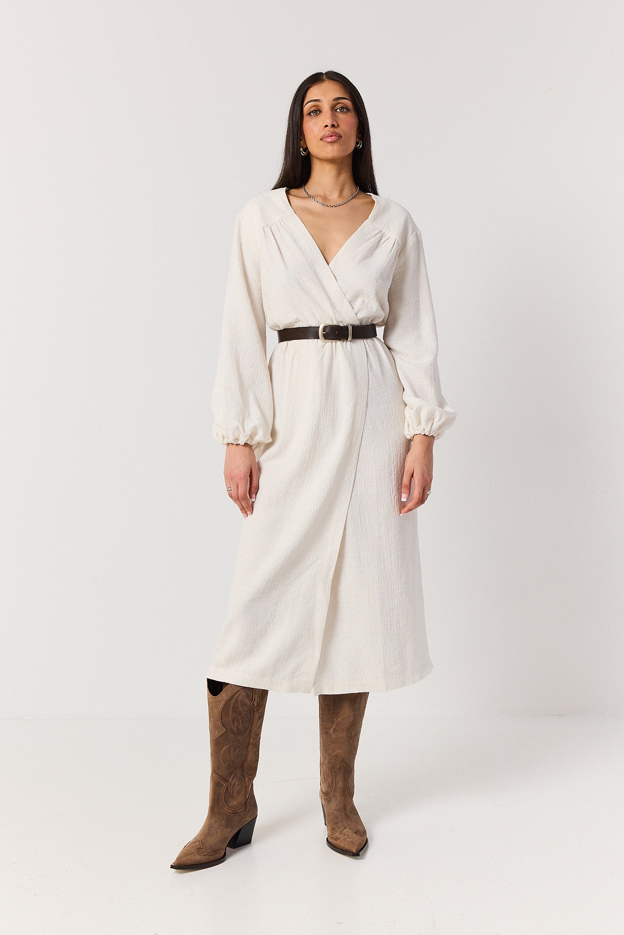 Sukienka Vanessa off-white