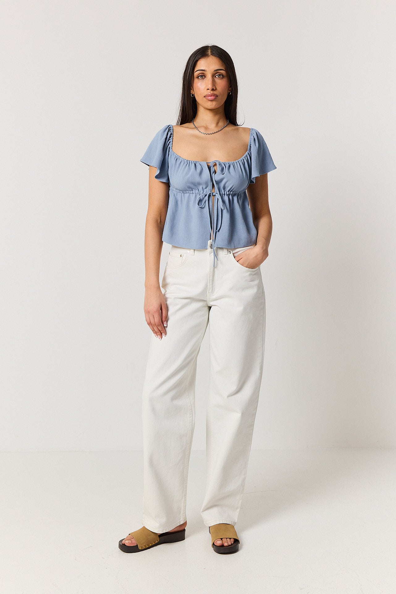 Top Nelly powder blue