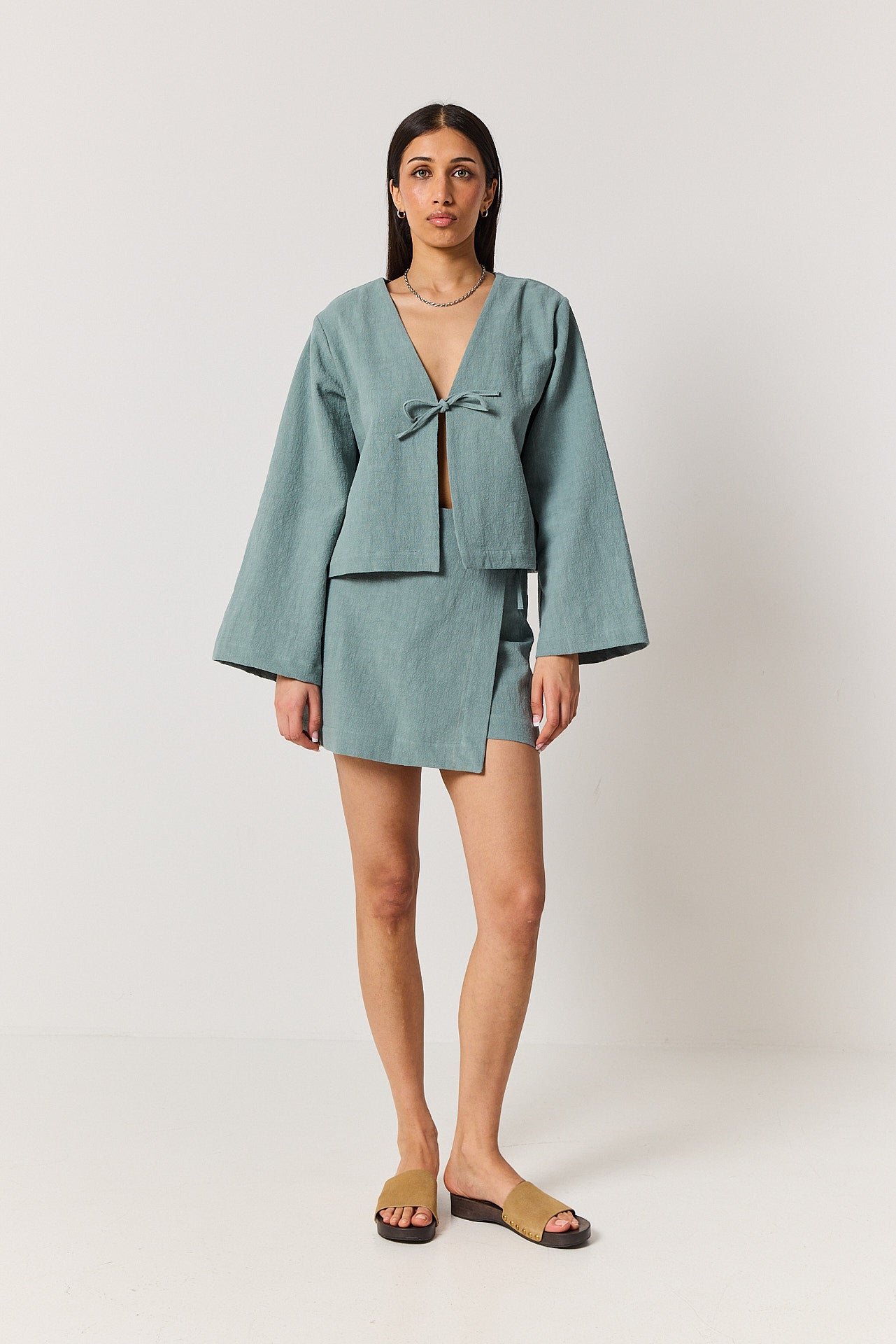 Spódnica Scarlett smoky green