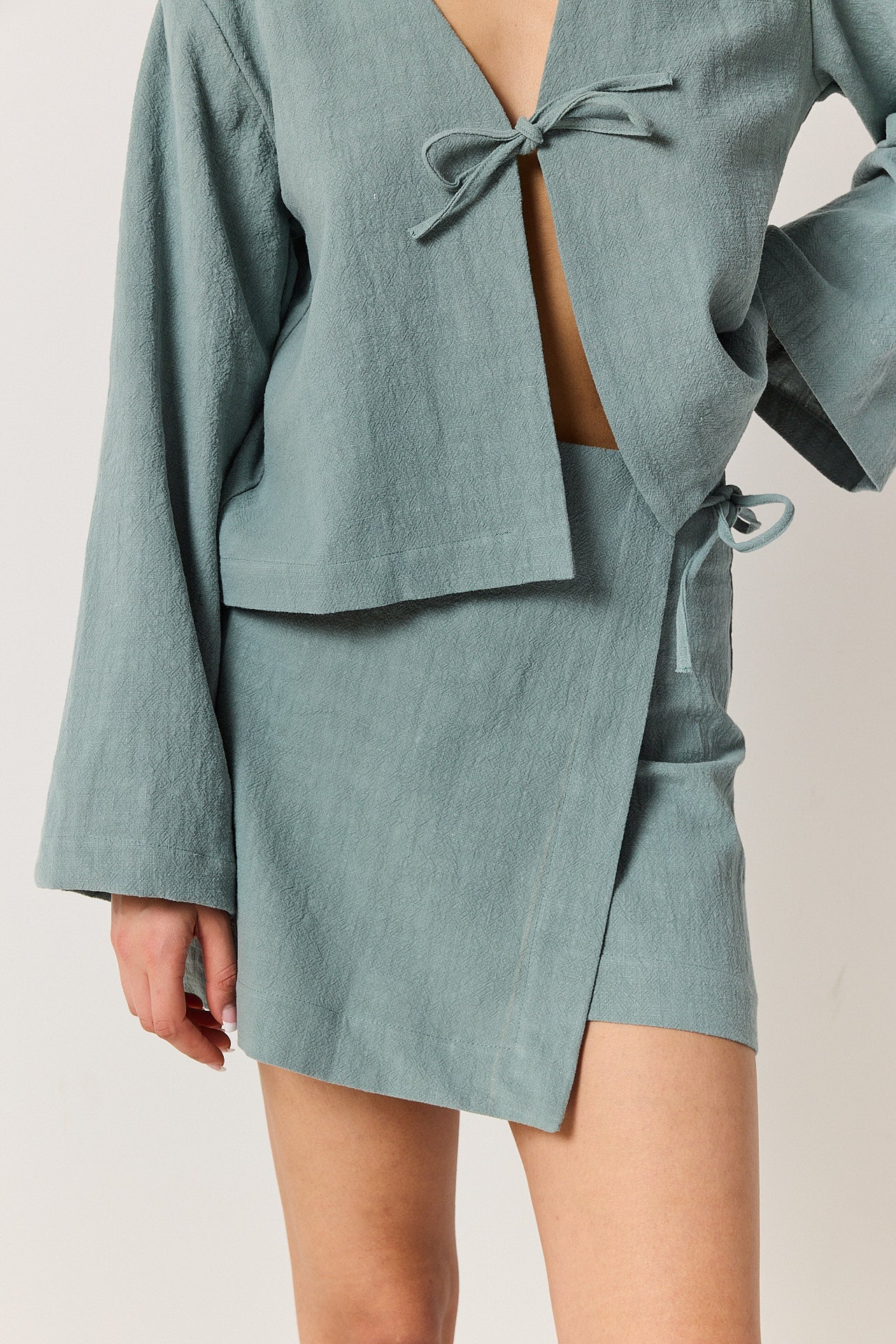 Spódnica Scarlett smoky green