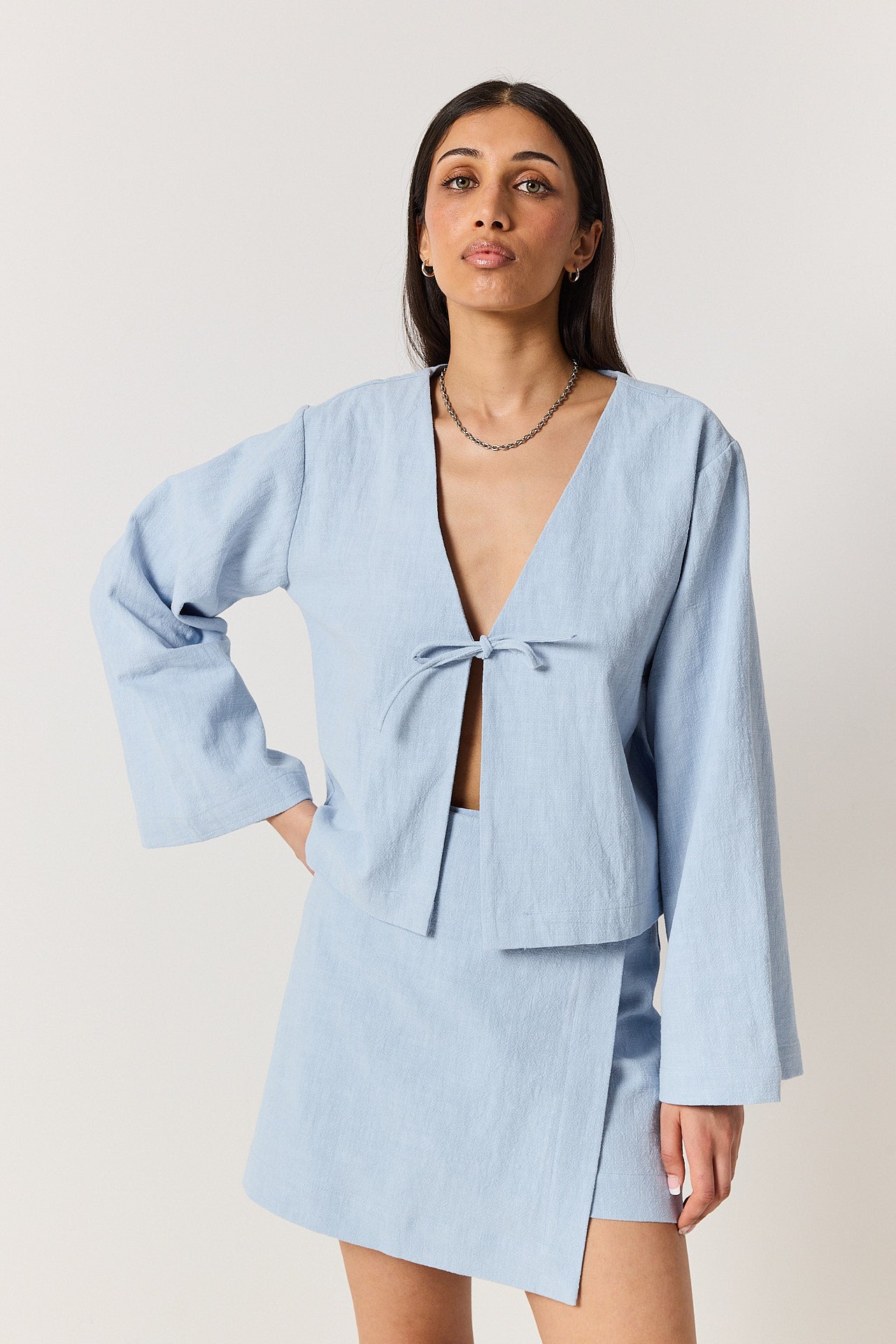 Koszula Abby ice blue