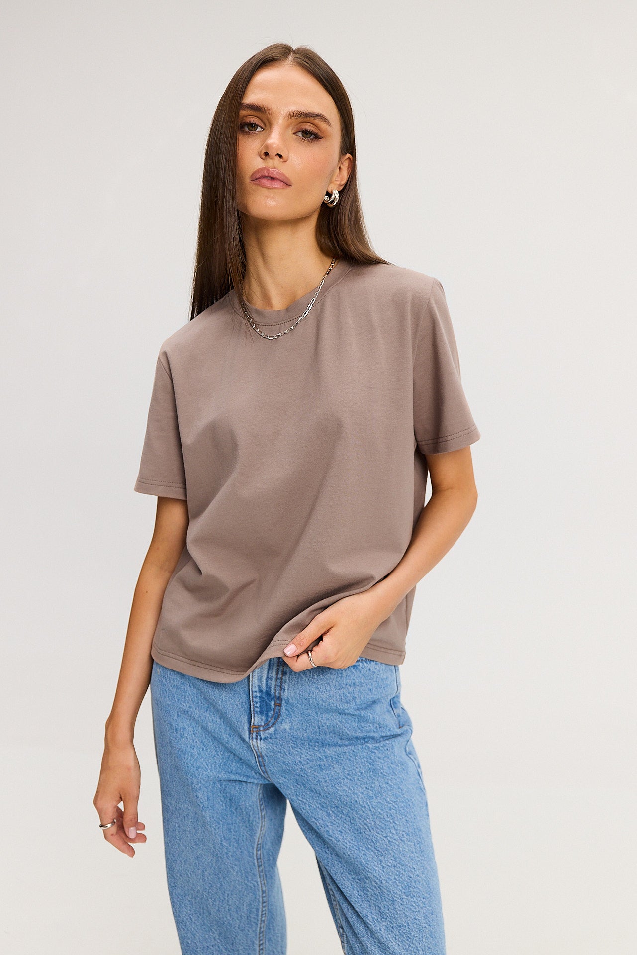 T-shirt Tony mocca