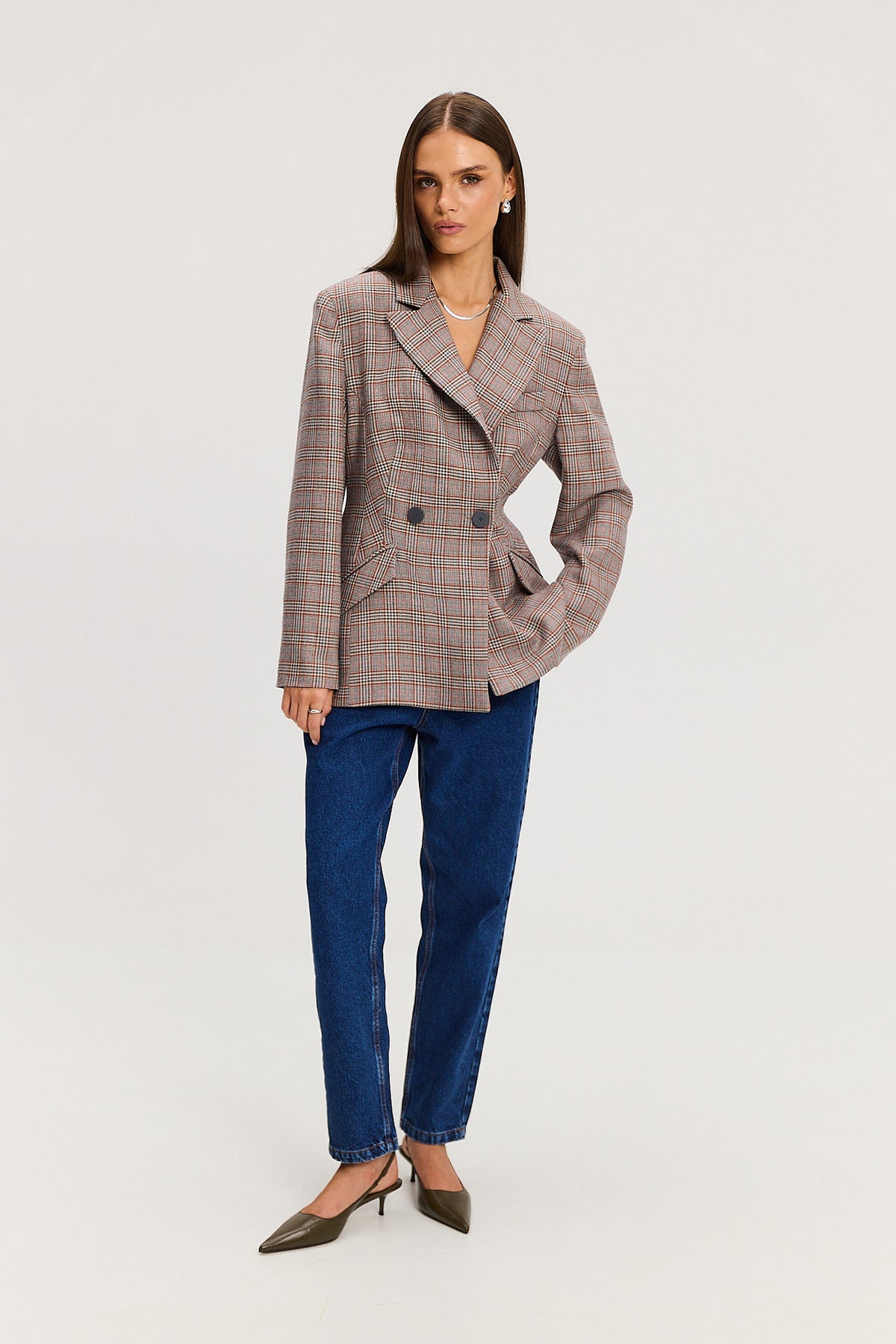 Marynarka Dakota check
