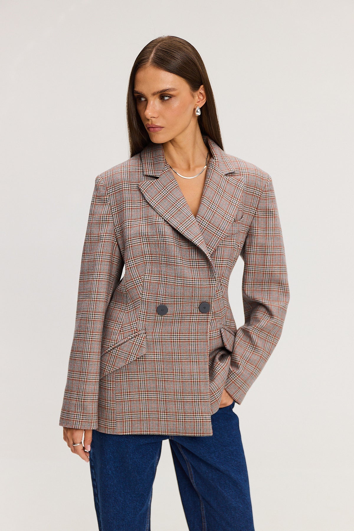Marynarka Dakota check