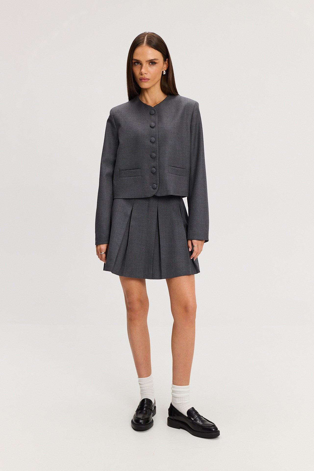 Marynarka Tate wool grey