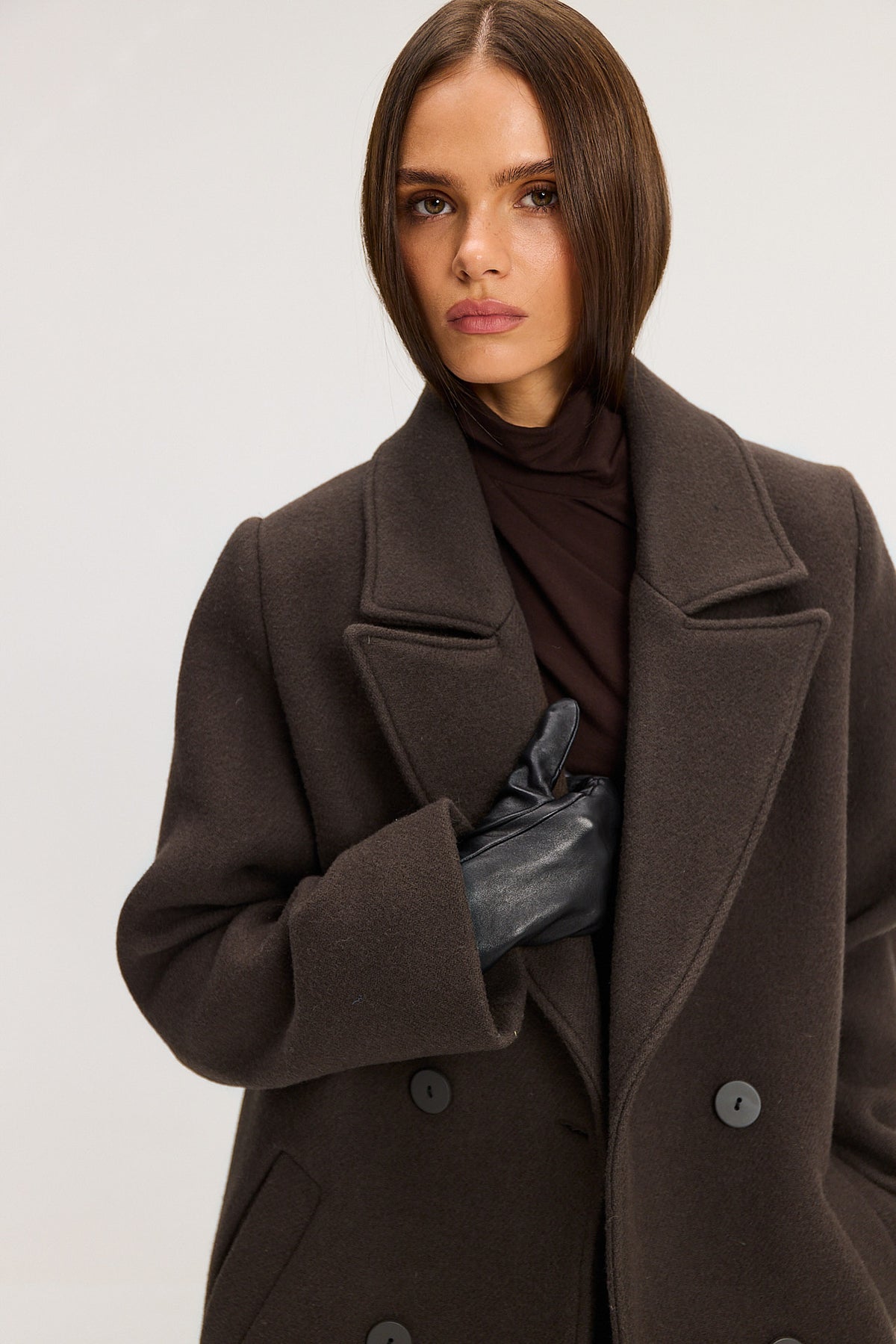 Płaszcz Carmen dark brown