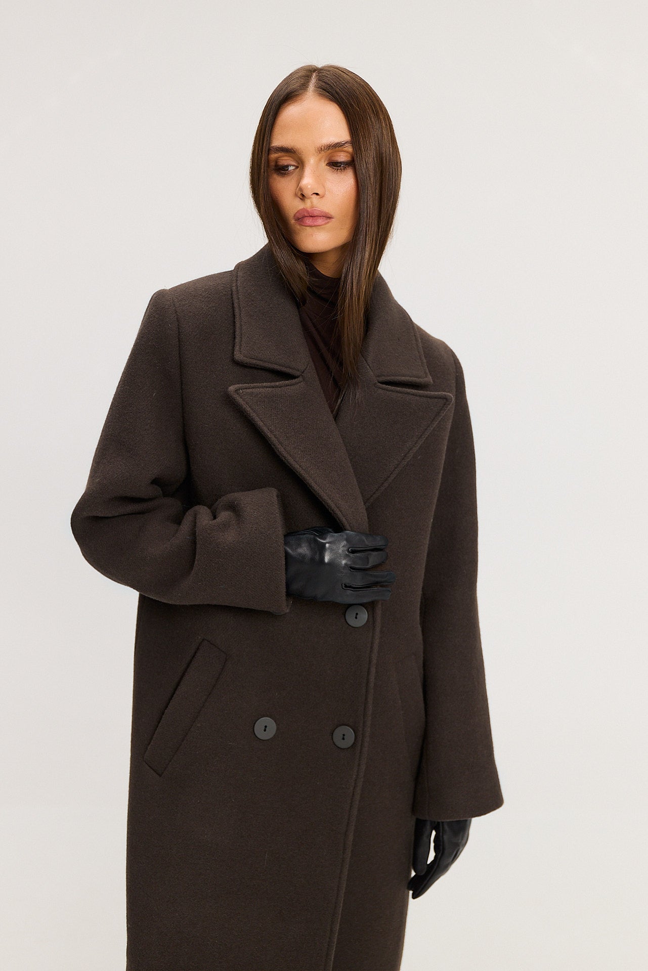 Płaszcz Carmen dark brown