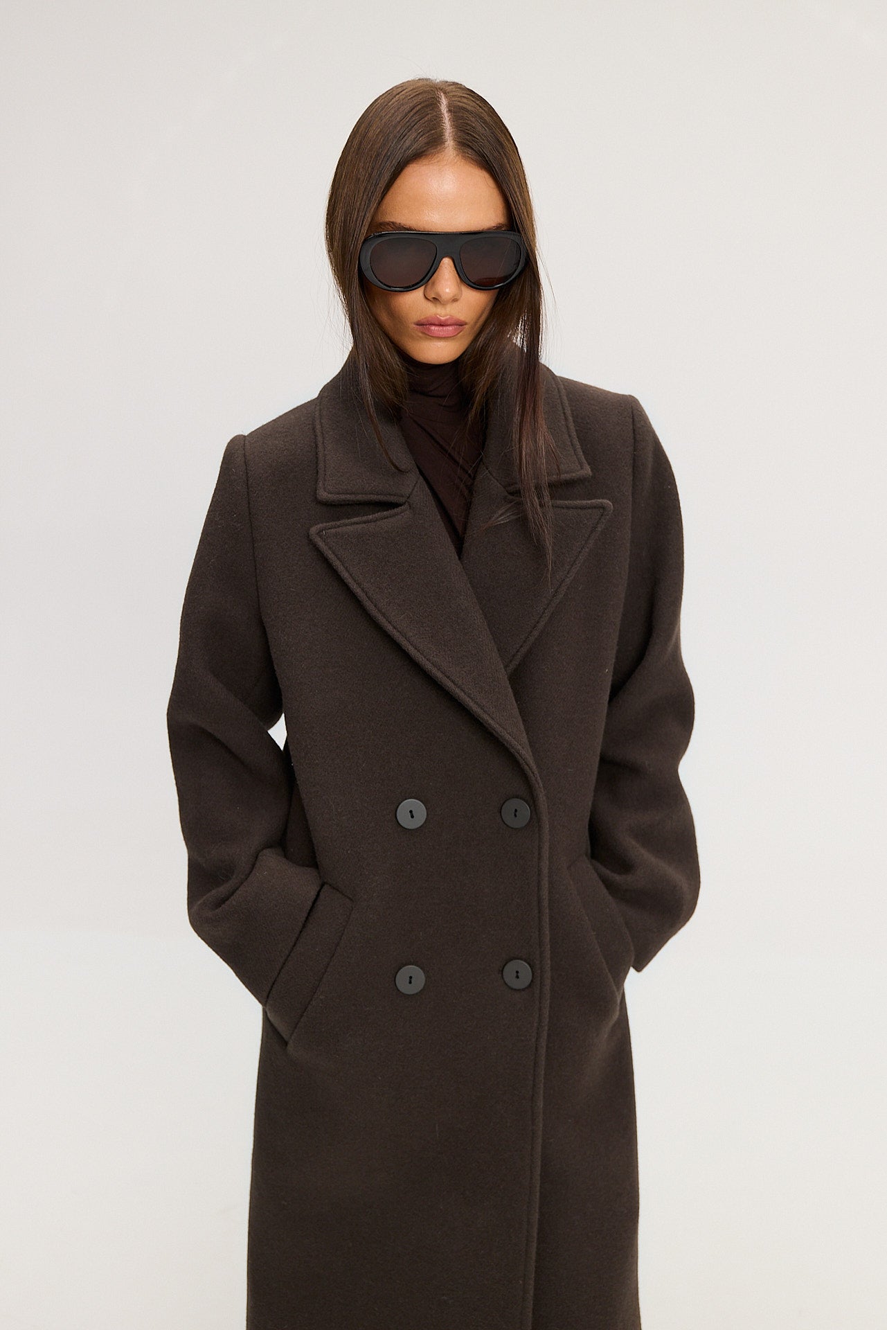 Płaszcz Carmen dark brown