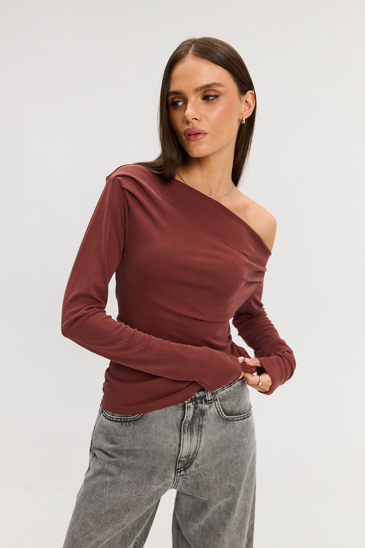 Longsleeve Romy rust