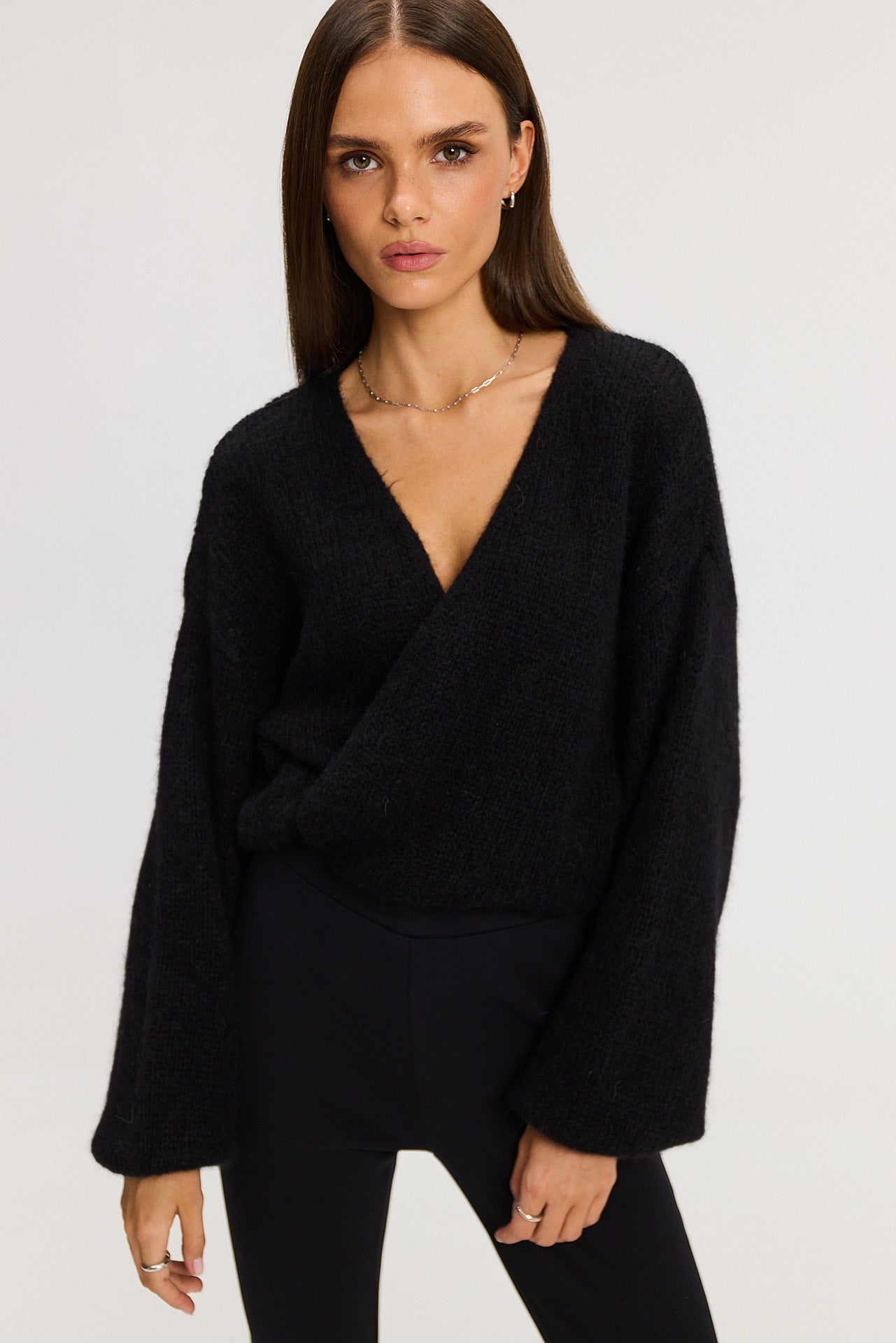 Sweter kardigan Ingrid black