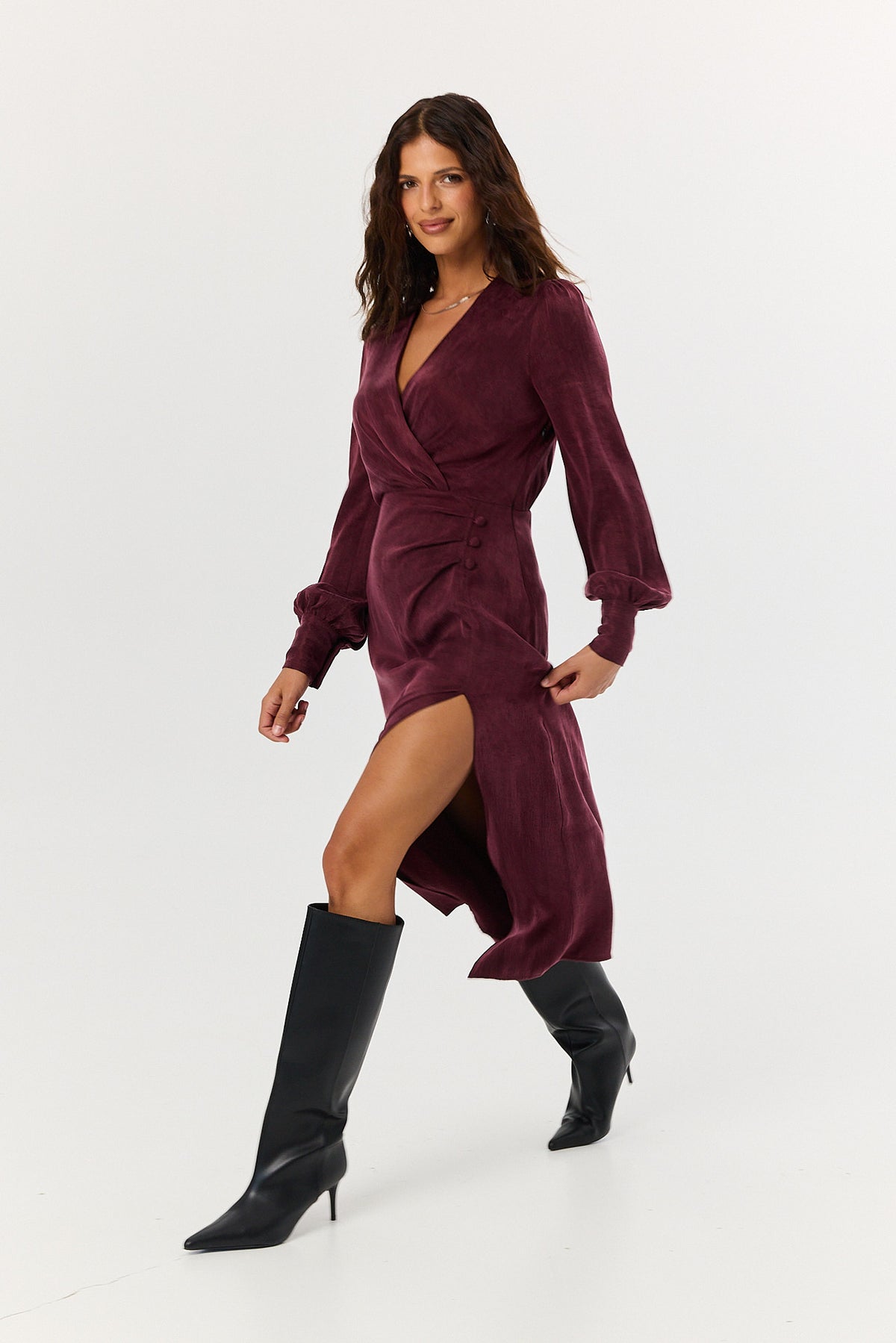 Sukienka Lexie burgundy