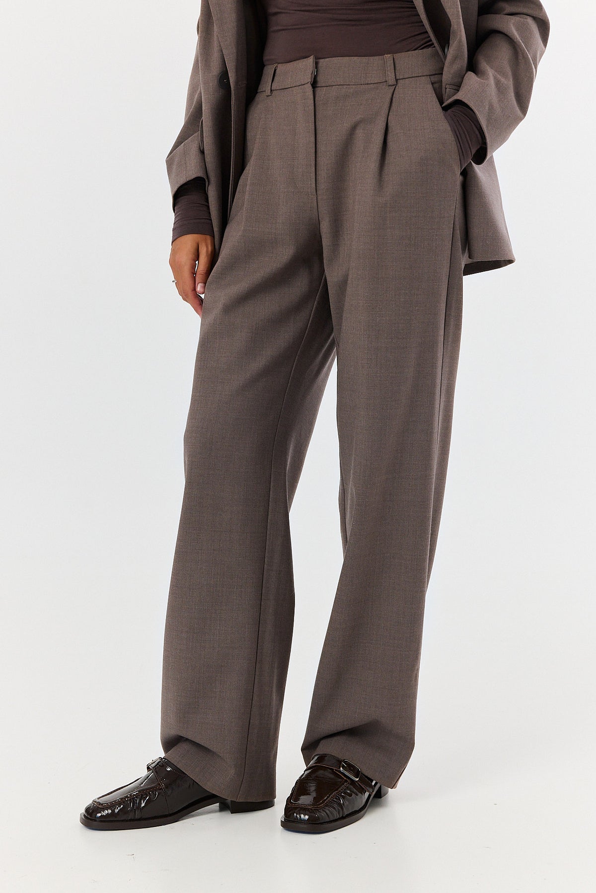 Spodnie Jackson wool latte