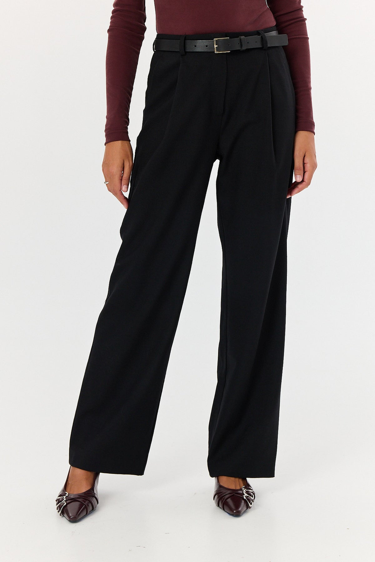Spodnie Jackson wool black