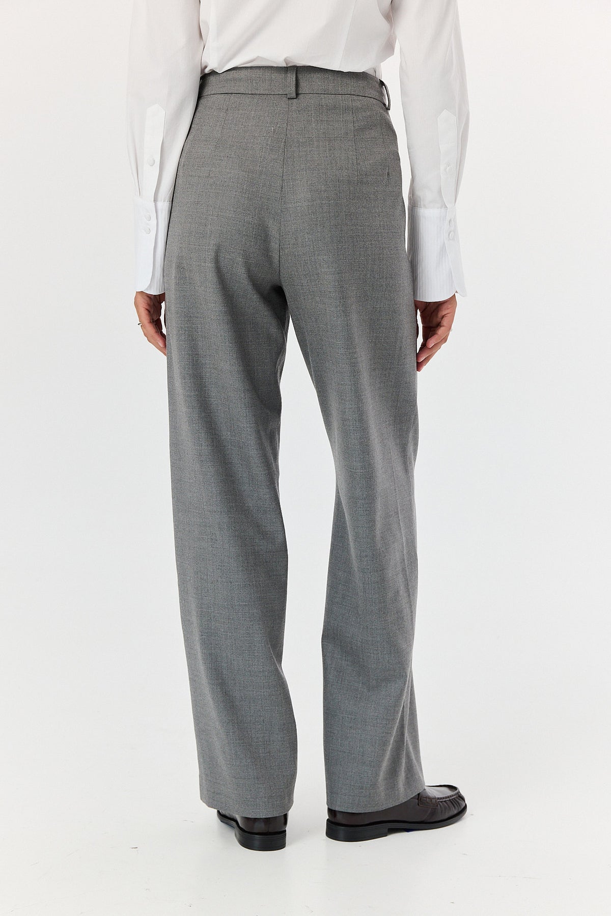 Spodnie Jackson wool grey melange