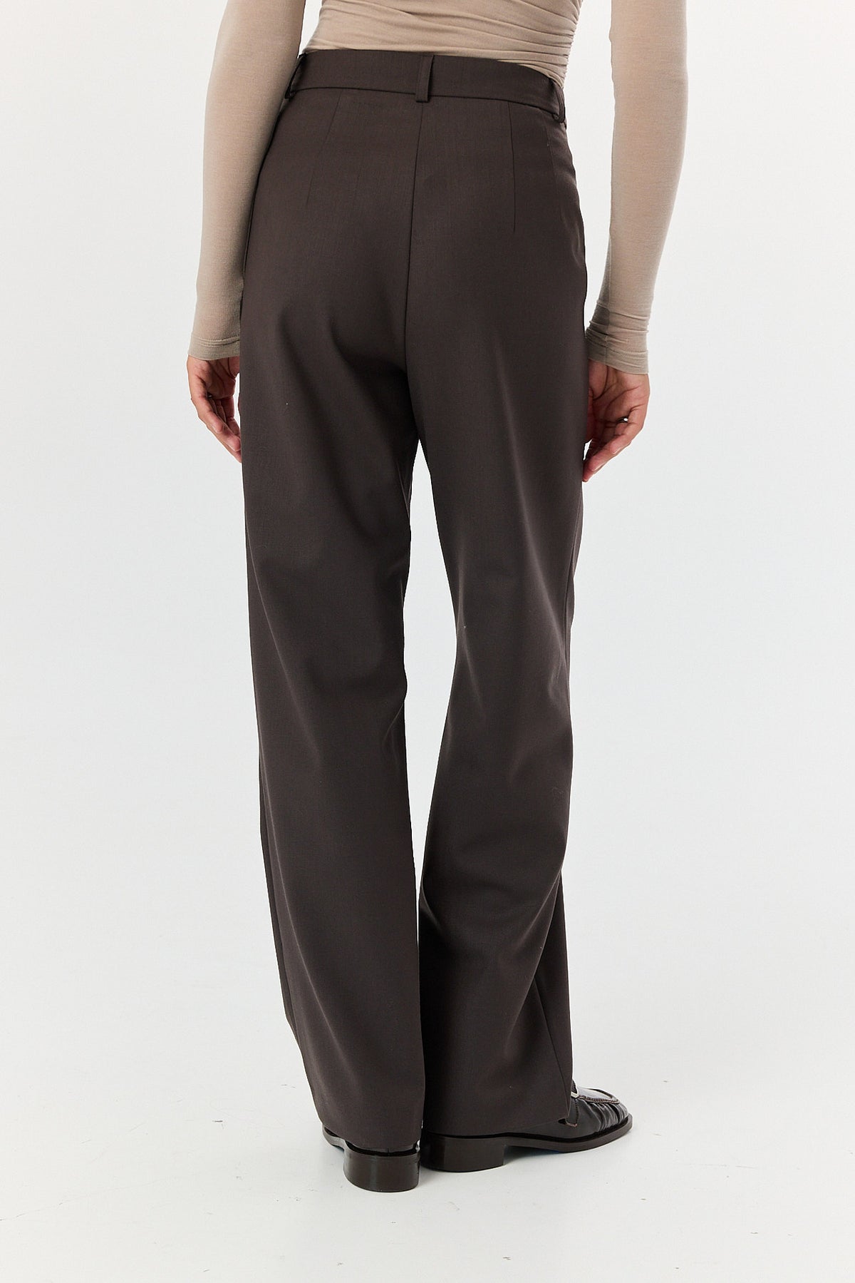 Spodnie Jackson wool dark chocolate